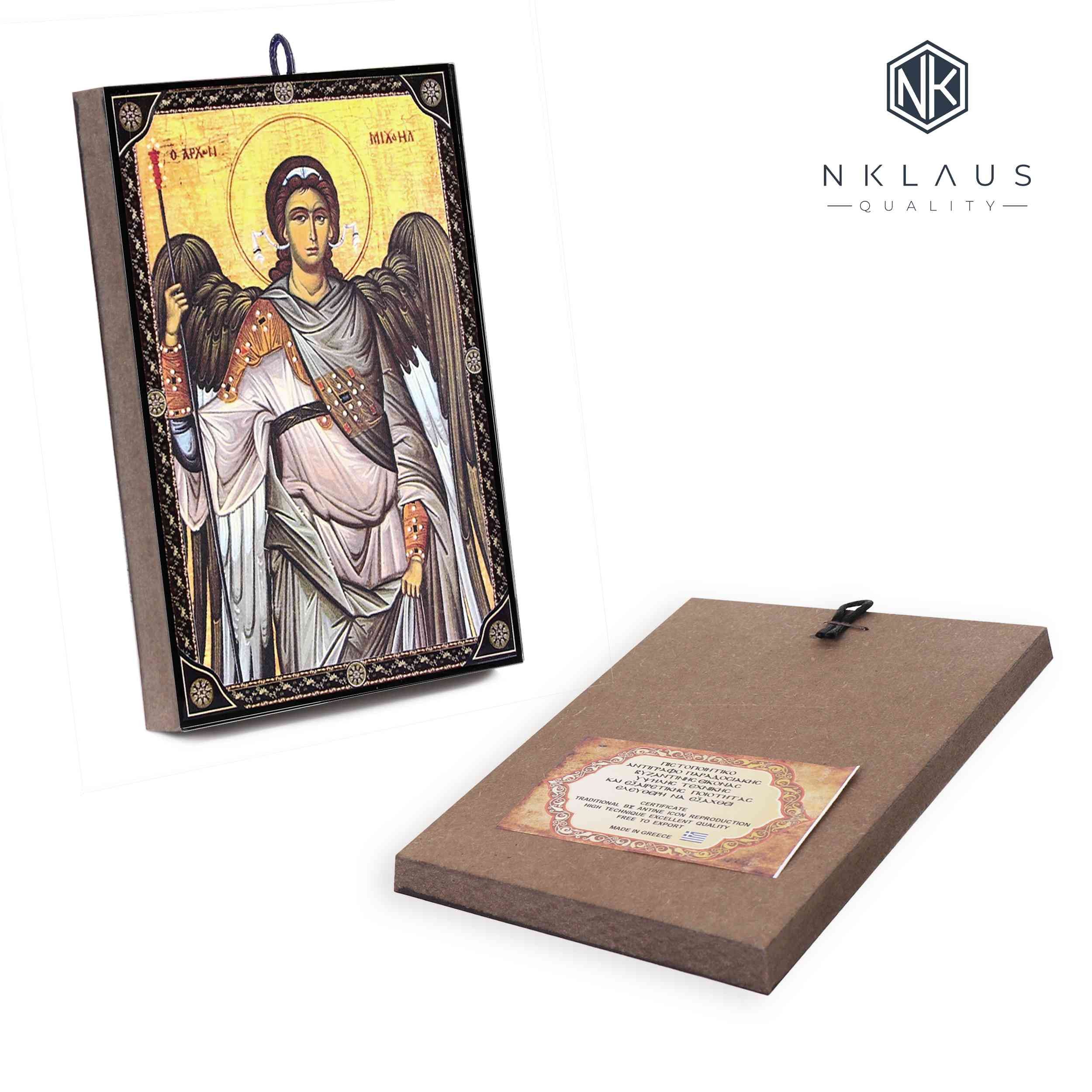 NKlaus Bild Ikone Erzengel Michael orthodox Zertifizierte Reproduktion aus günstig online kaufen