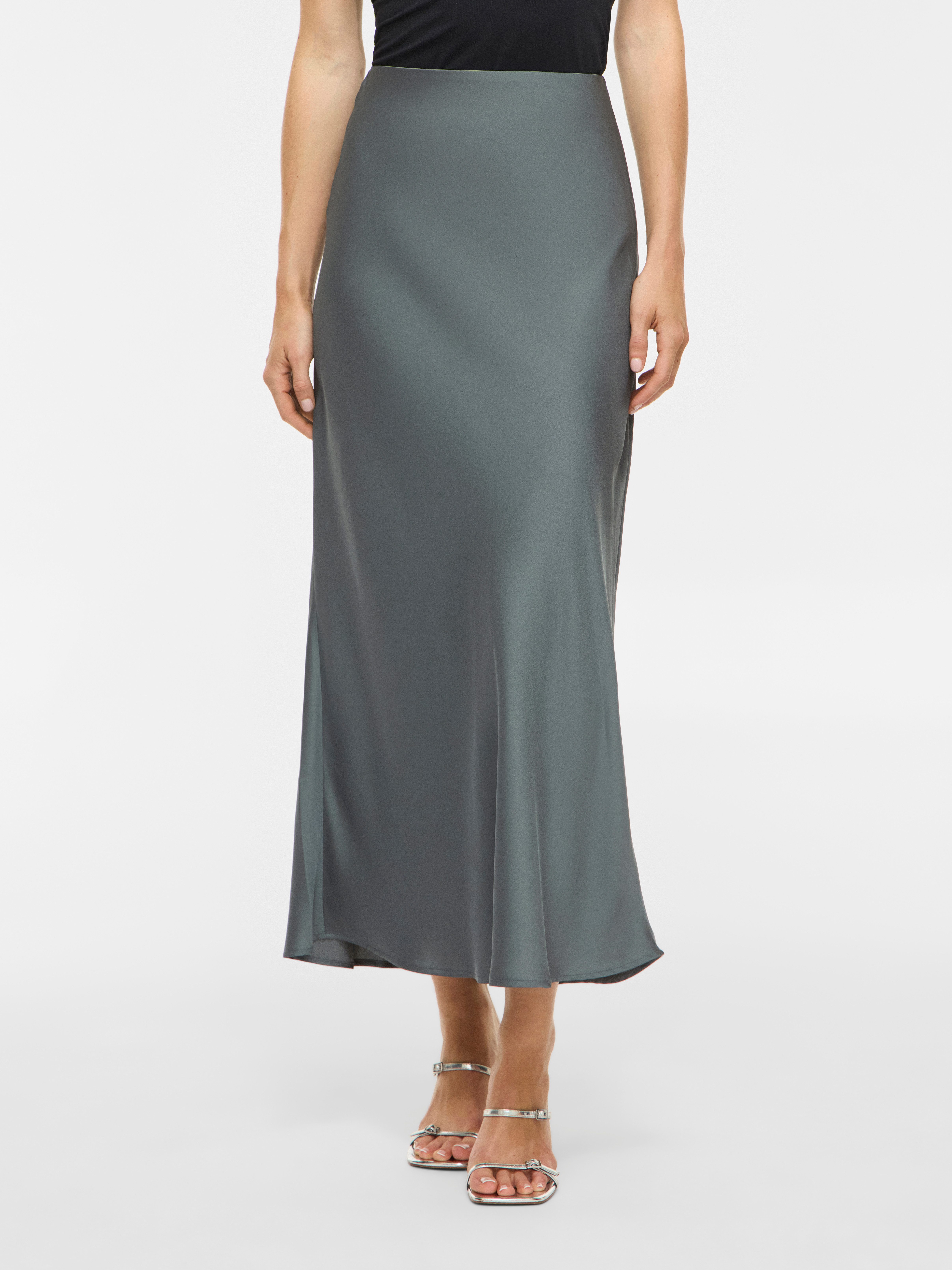 Vila Maxirock VIELLETTE HW LONG SKIRT - NOOS Kunstfaser