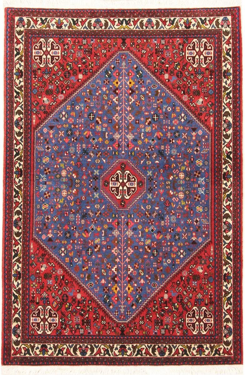 Orientteppich Abadeh 104x154 Handgeknüpfter Orientteppich / Perserteppich, Nain Trading, rechteckig, Höhe: 8 mm | Kurzflor-Teppiche