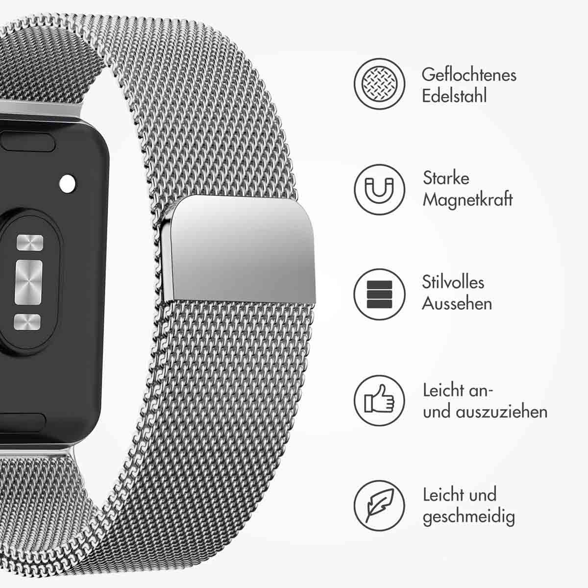 imoshion Smartwatch-Armband imoshion Magnetisches Milanaise Armband für das Samsung Galaxy Fit 3 – Bild 3 von 5
