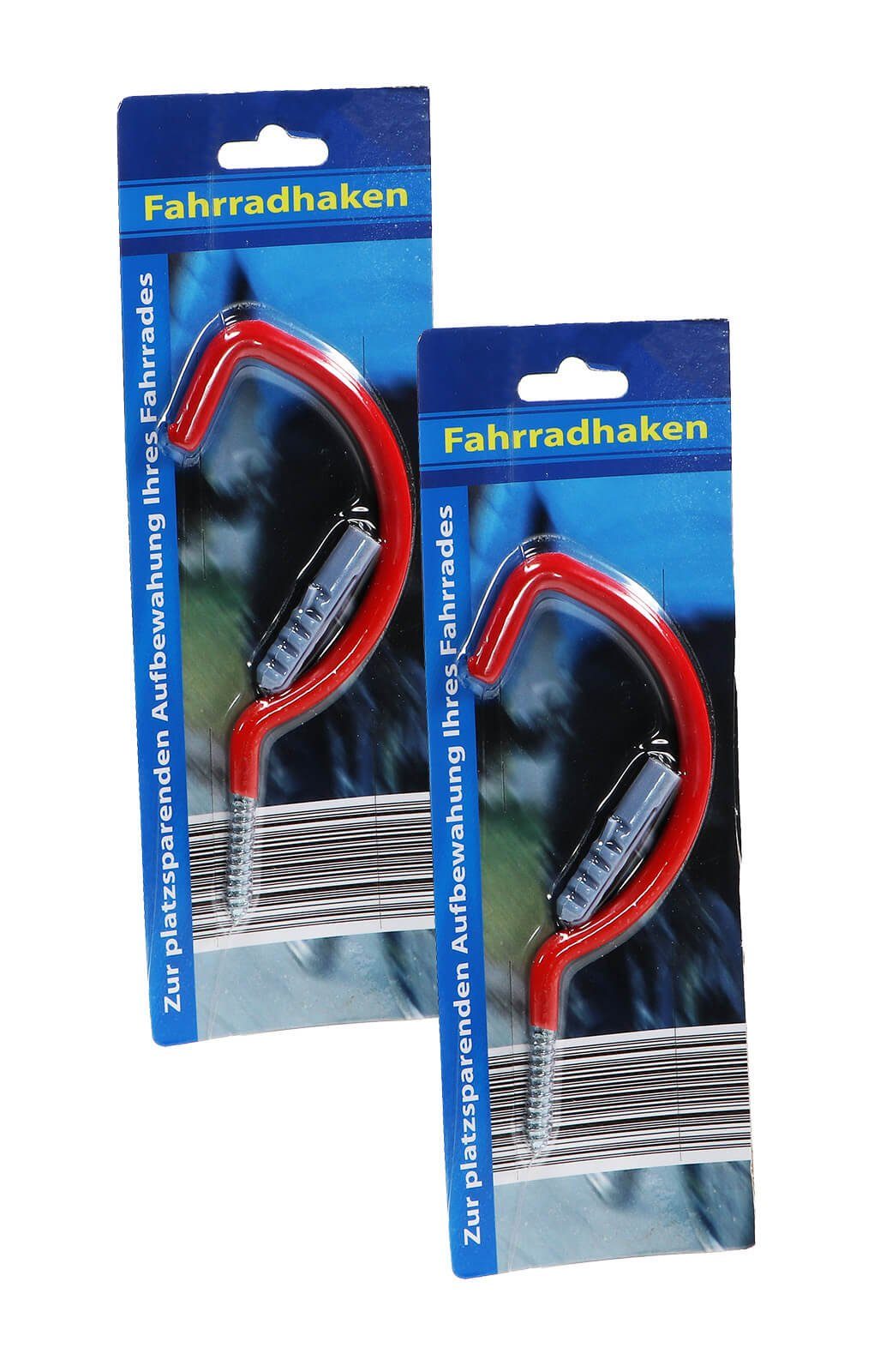 Fahrradhaken Set 2er Schraubhaken Deckenmontage für