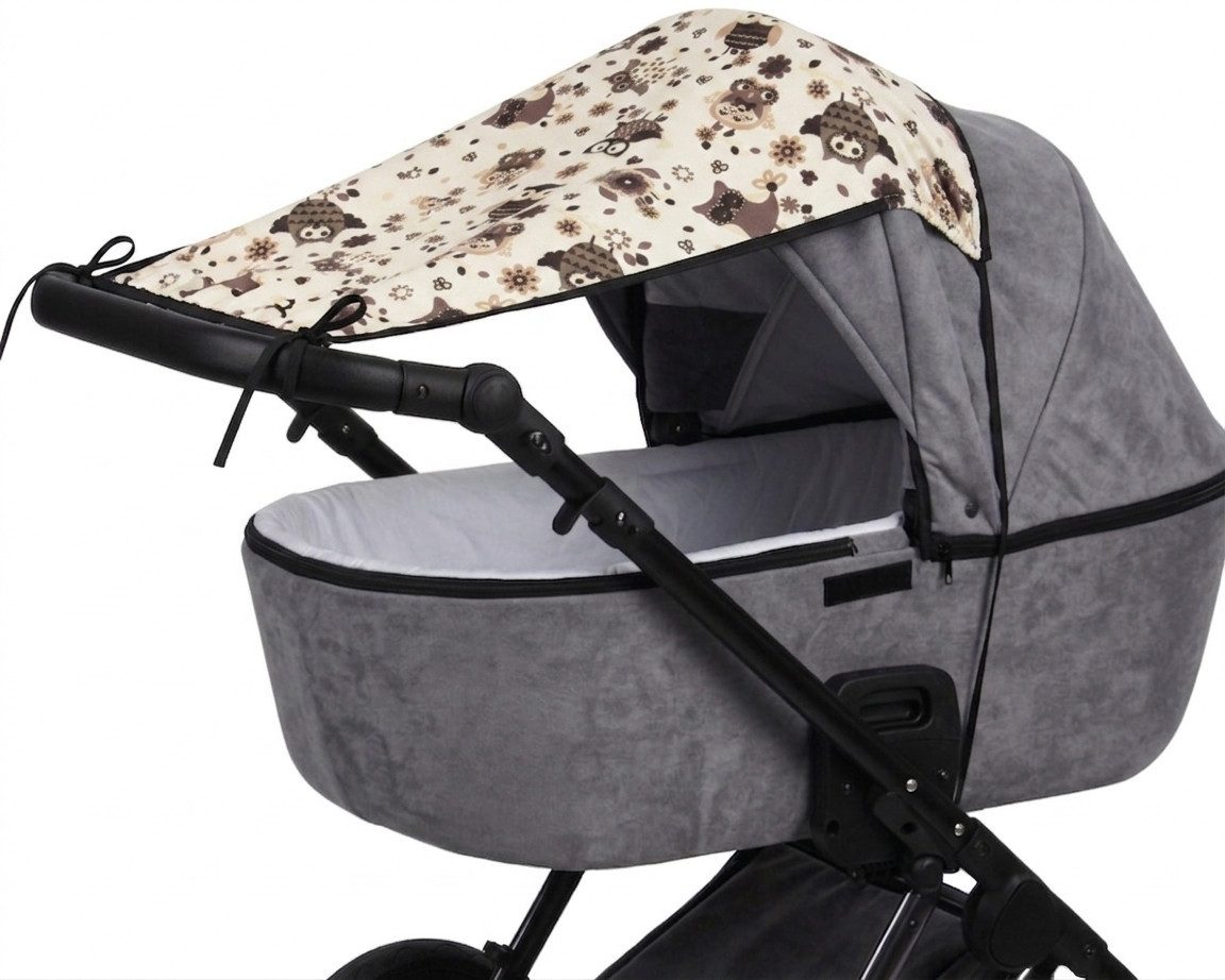 Primawela Kinderwagen-Sonnenschutzhülle Sonnensegel Segel Rollo UV Schutz