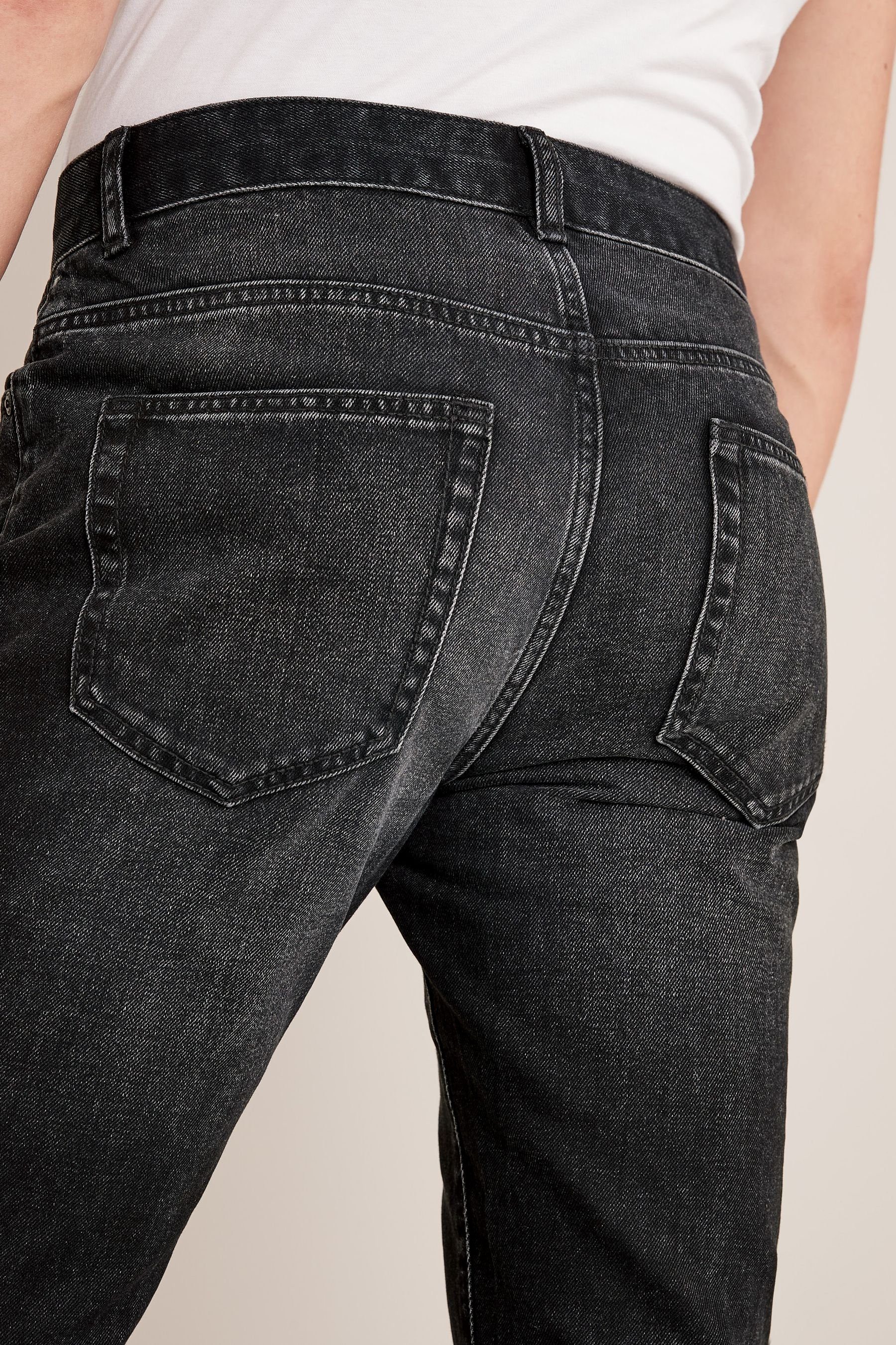 Next Slim-fit-Jeans (1-tlg) Washed Black