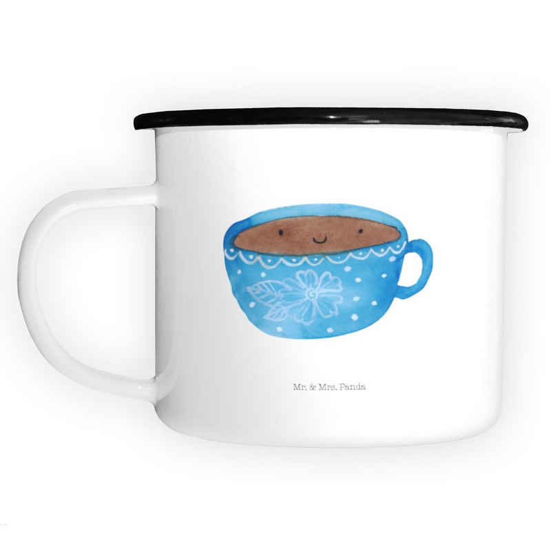 Mr. & Mrs. Panda Dekobecher Kaffee Tasse - Weiß - Geschenk, Tassendruck, Genuss, lustige Sprüche, (1 St), Design & Funktionalität