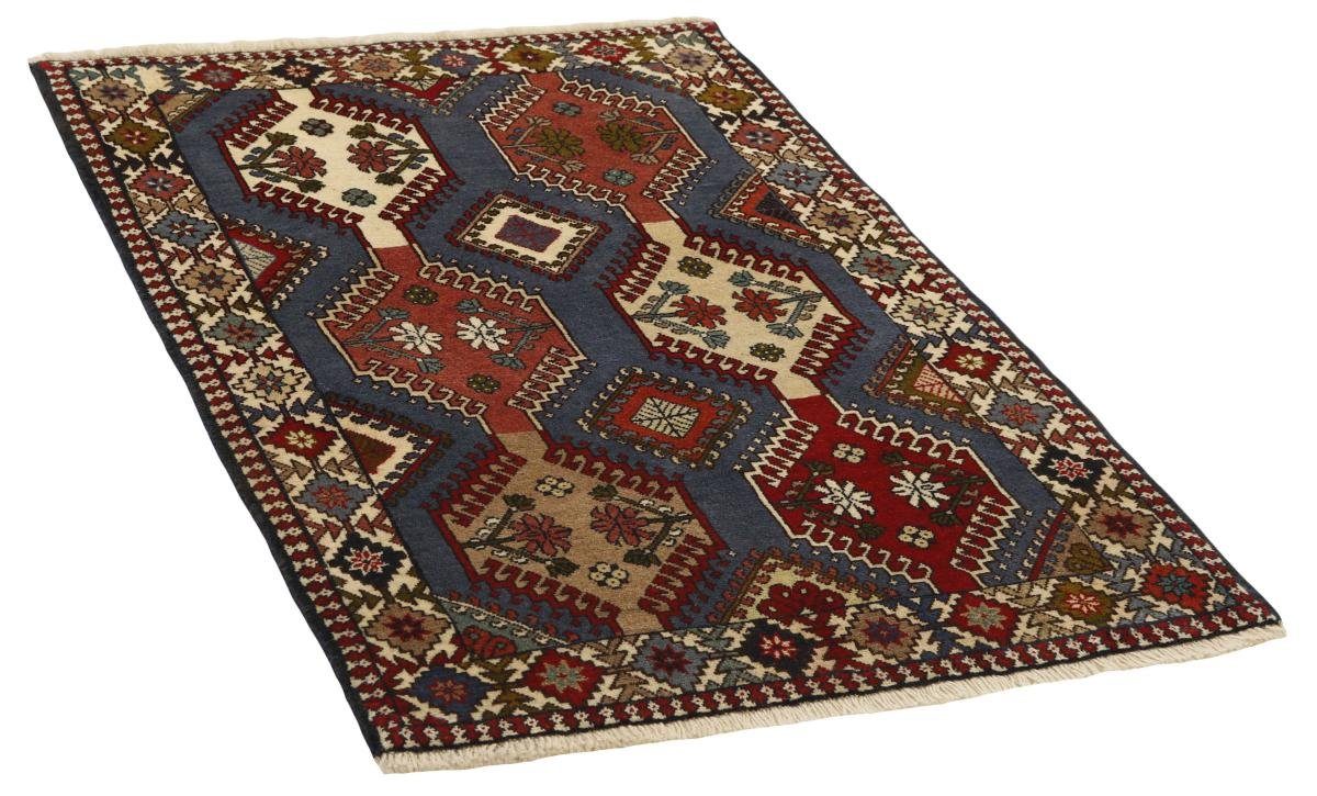 Orientteppich Yalameh 85x126 Nain / Trading, 12 mm Perserteppich, Handgeknüpfter Höhe: Orientteppich rechteckig