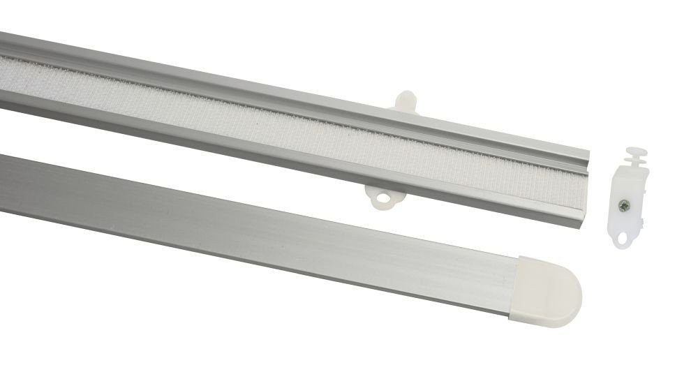 GARDINIA Flächenvorhangschiene Gardinia Paneelwagen für Flächenvorhänge silber