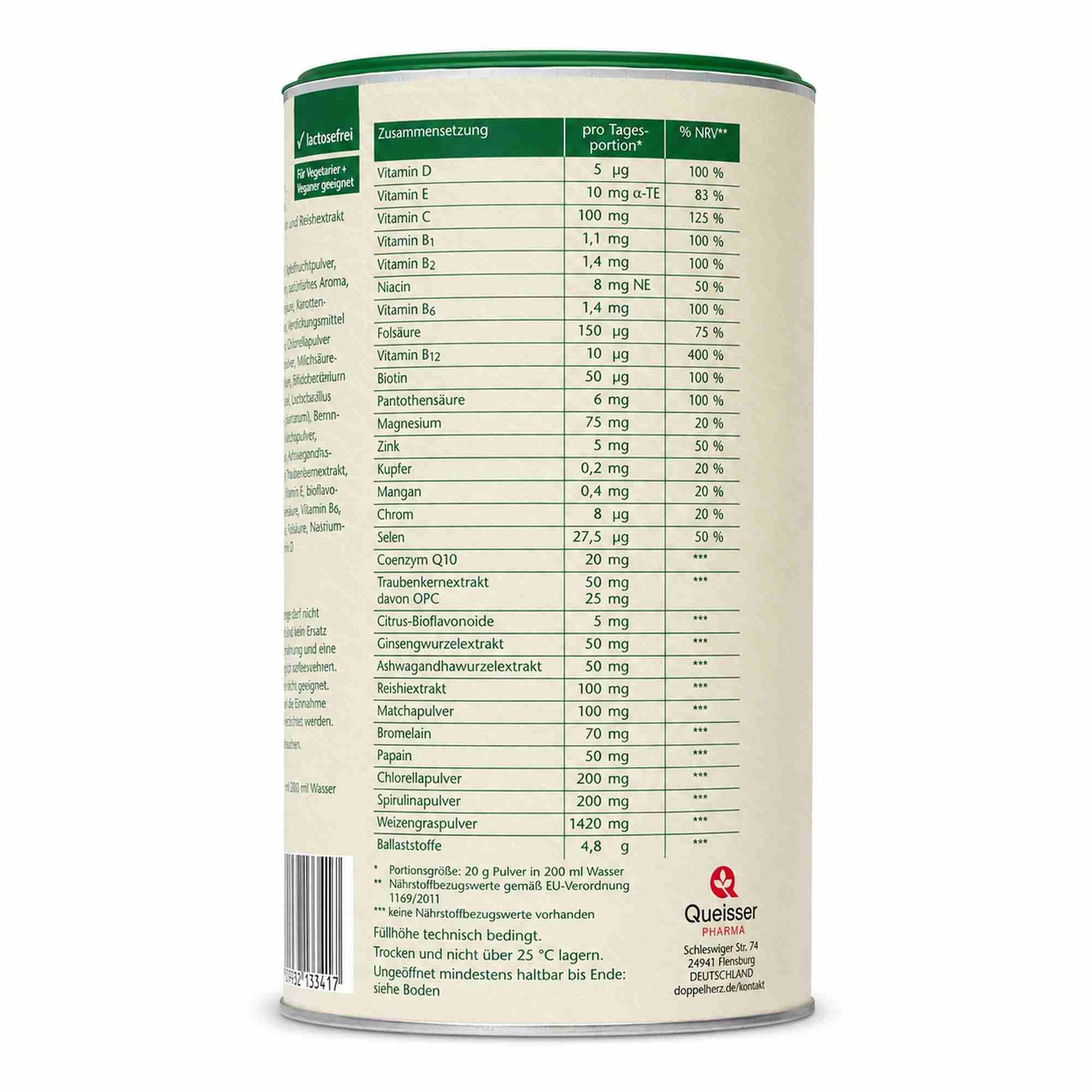 Doppelherz DOPPELHERZ Grünes Superfood pure Pulver 600g Pulver