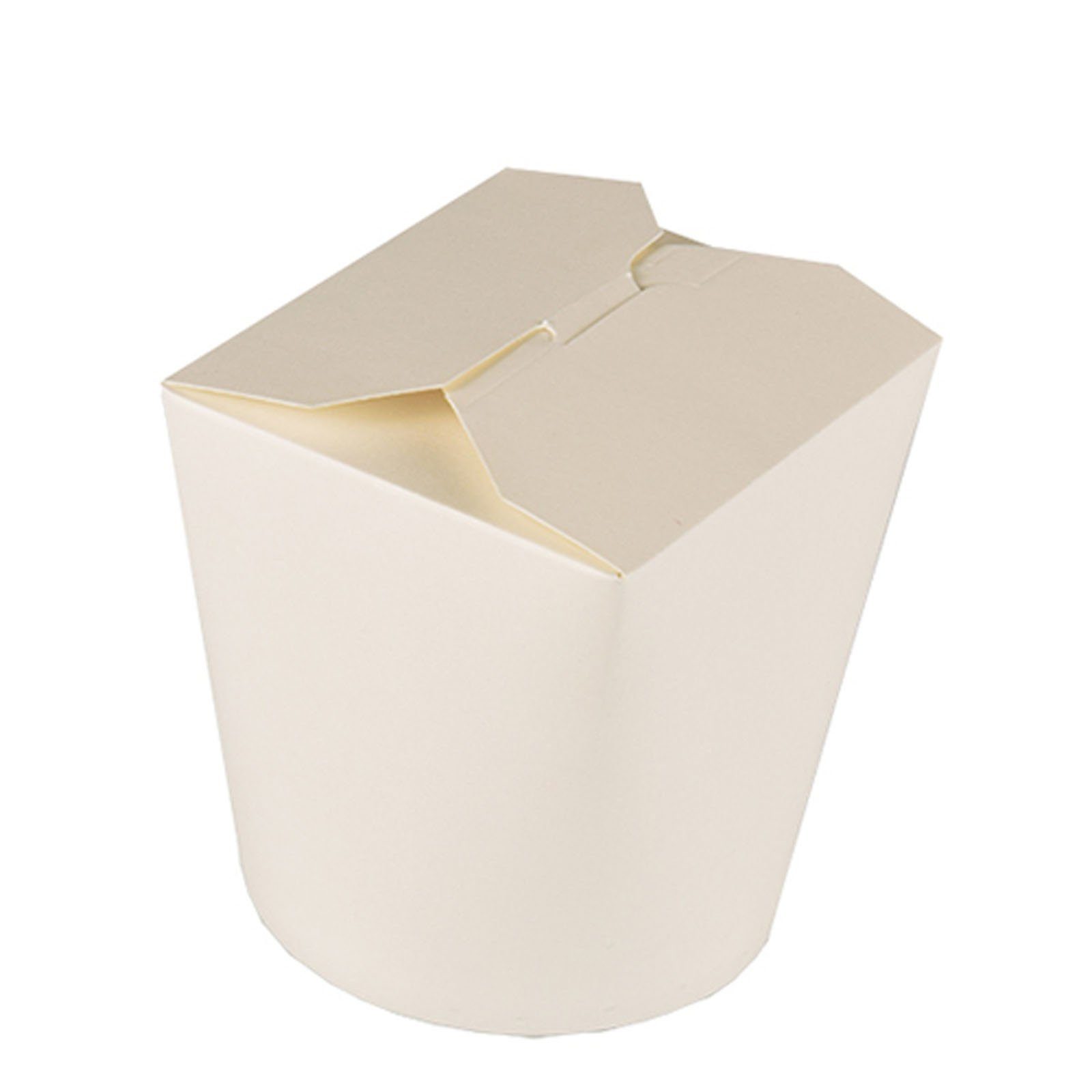 PAPSTAR Einwegschale 500 Stück Bio-Nudelbox - Asia-Box aus Pappe pure 750 ml 10 x 10 x