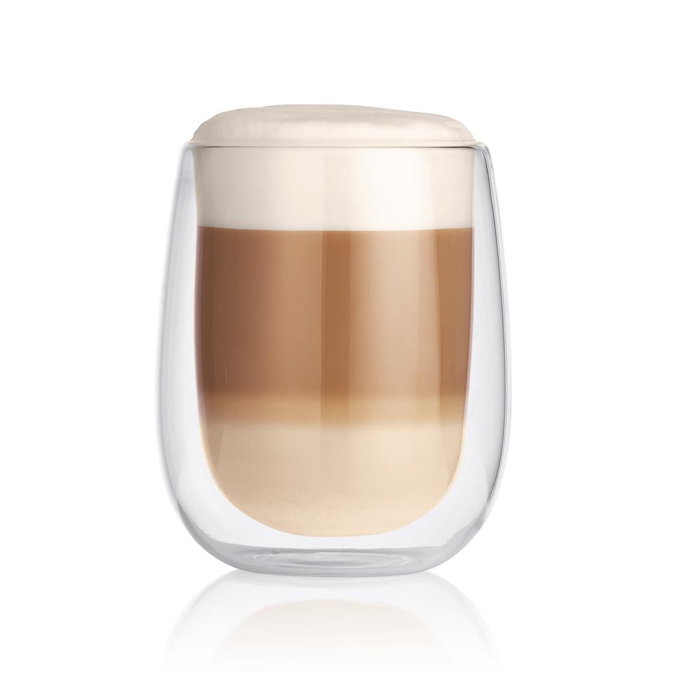 GOURMETmaxx Latte-Macchiato-Glas Latte Macchiato Thermogläser - 2er-Set - 350ml, Borosilikatglas