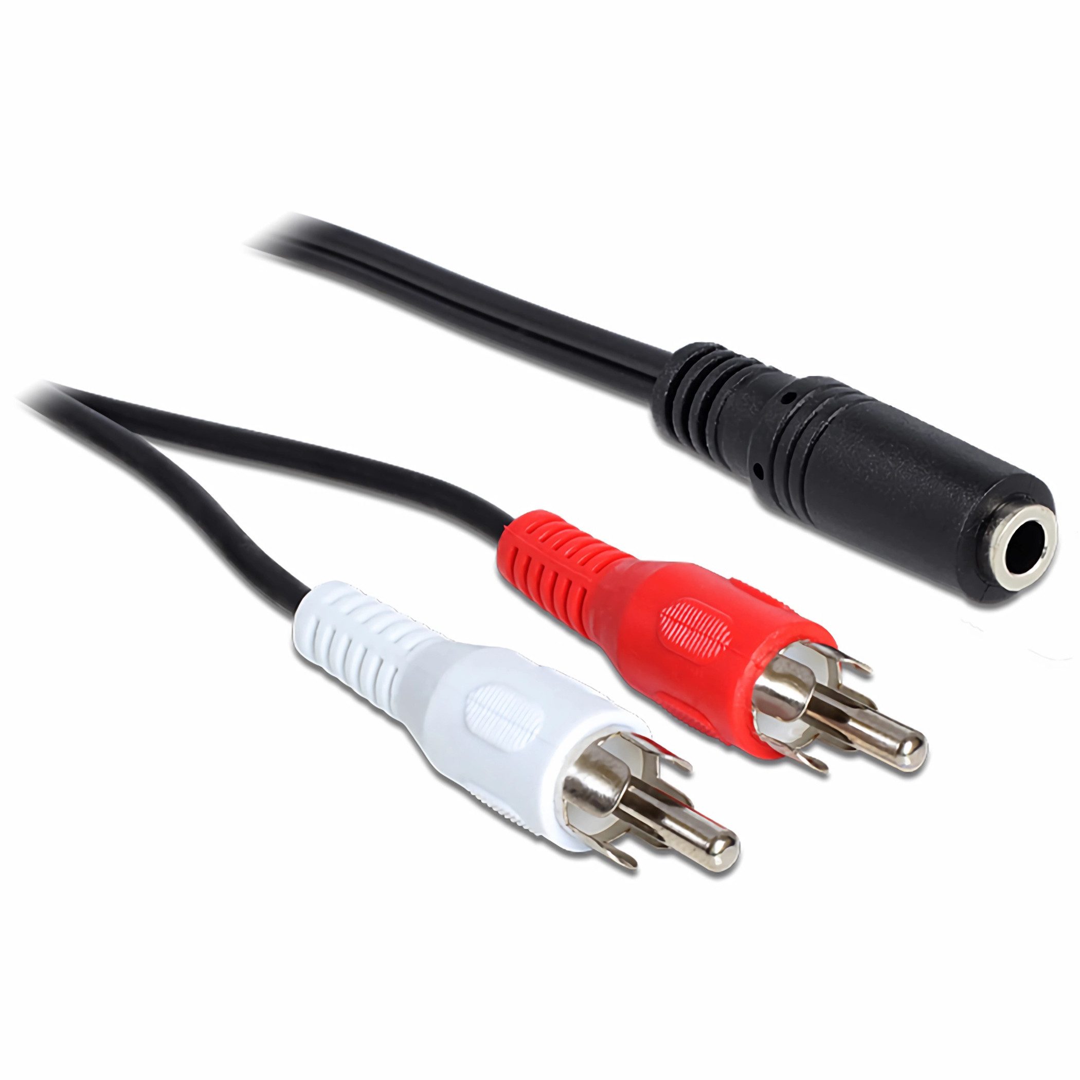 Bolwins B41 3,5mm Klinke auf 2 Cinch Kabel 30cm Audiokabel Adapter Audio-Kabel, 2 Cinch, 3,5-mm-Klinke (30 cm), Audioübertragung
