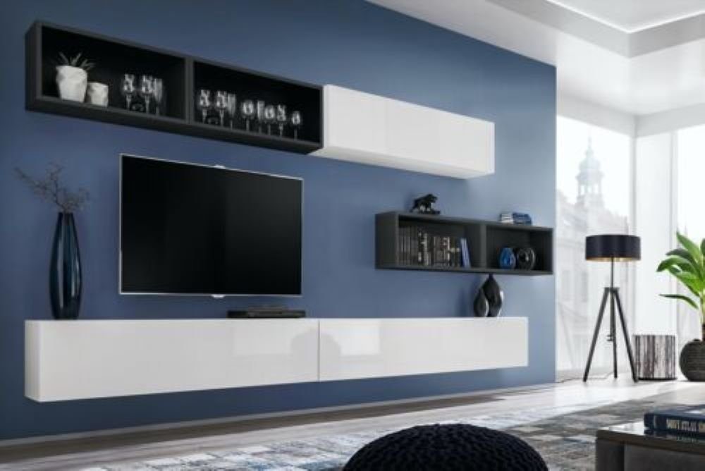 Günstiger Versandhandel JVmoebel Wohnwand Wohnzimmer TV-Ständer, Europa Wohnwand Lowboard Designer Made in Modern