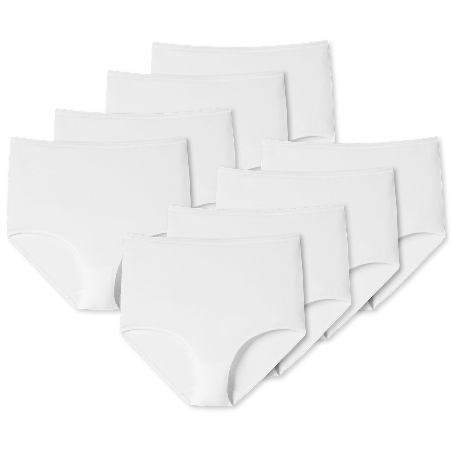 Schiesser Maxislip Organic Cotton flache Nähte, softer schmaler Bund, im 8er Pack