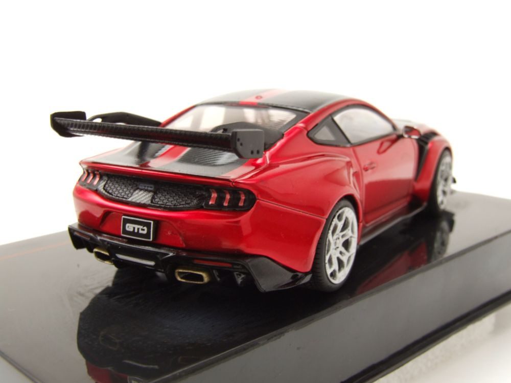ixo Models Modellauto Ford Mustang GTD 2025 dunkelrot, Maßstab 1:43