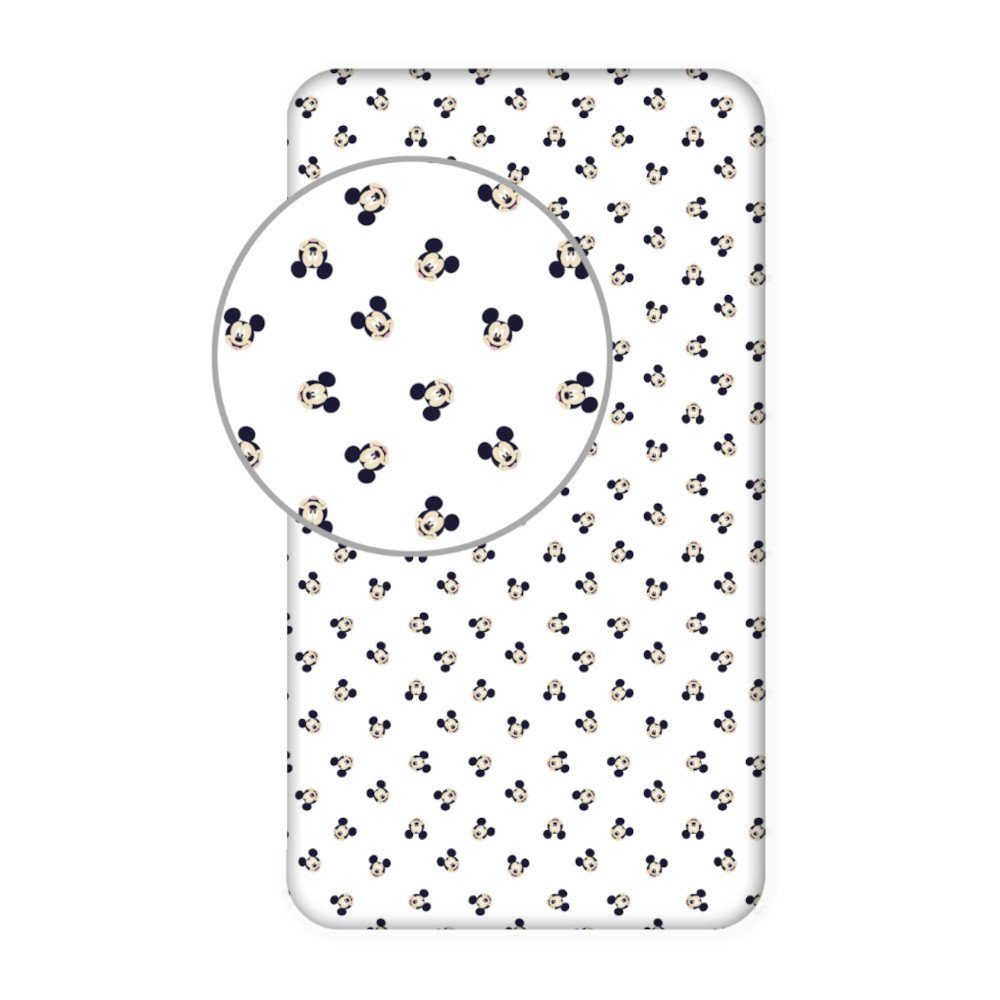 Disney Mickey Mouse Spannbettlaken Mickey Mouse Spann-Bettlaken für Kinder, günstig online kaufen