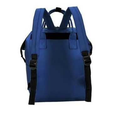 ISO TRADE Rucksack Trolley Tasche - blau (Set, 1-tlg., Wasserdicht, Wickelrucksack, Multifunktional, Baby, Wickeltasche), Rucksack Groß Babytasche Unterwegs