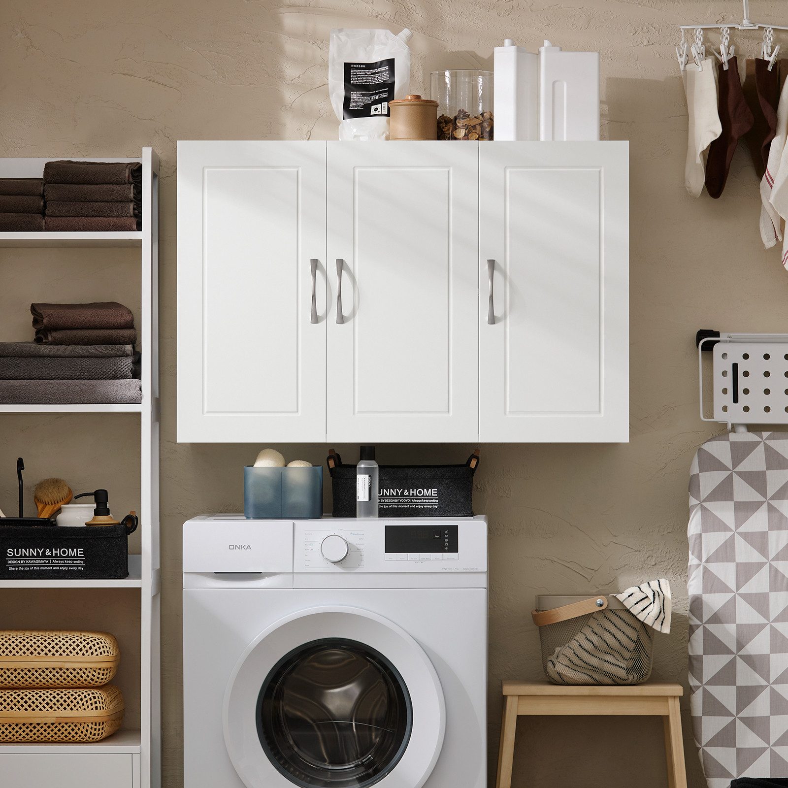 SoBuy Hängeschrank FRG231, Wandschrank Badezimmerschrank Küchenschrank günstig online kaufen