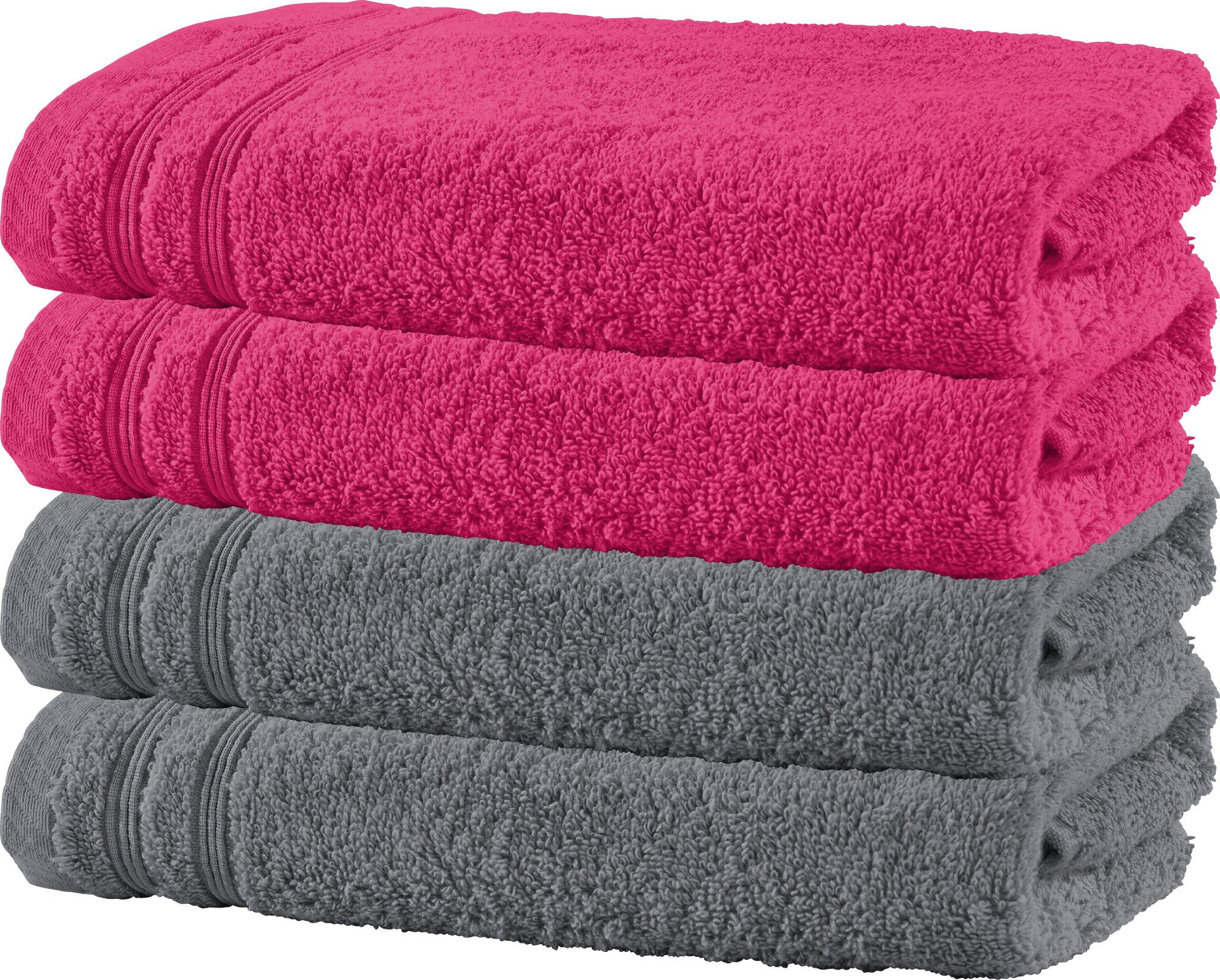 Handtuch Set Duschtuch "Heidelberg" 4er-Pack