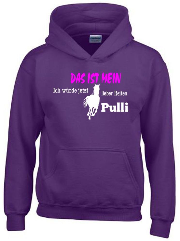 coole-fun-t-shirts Hoodie Das ist Mein ICH WÜRDE JETZT Lieber REITEN Pulli ! Hoodie
