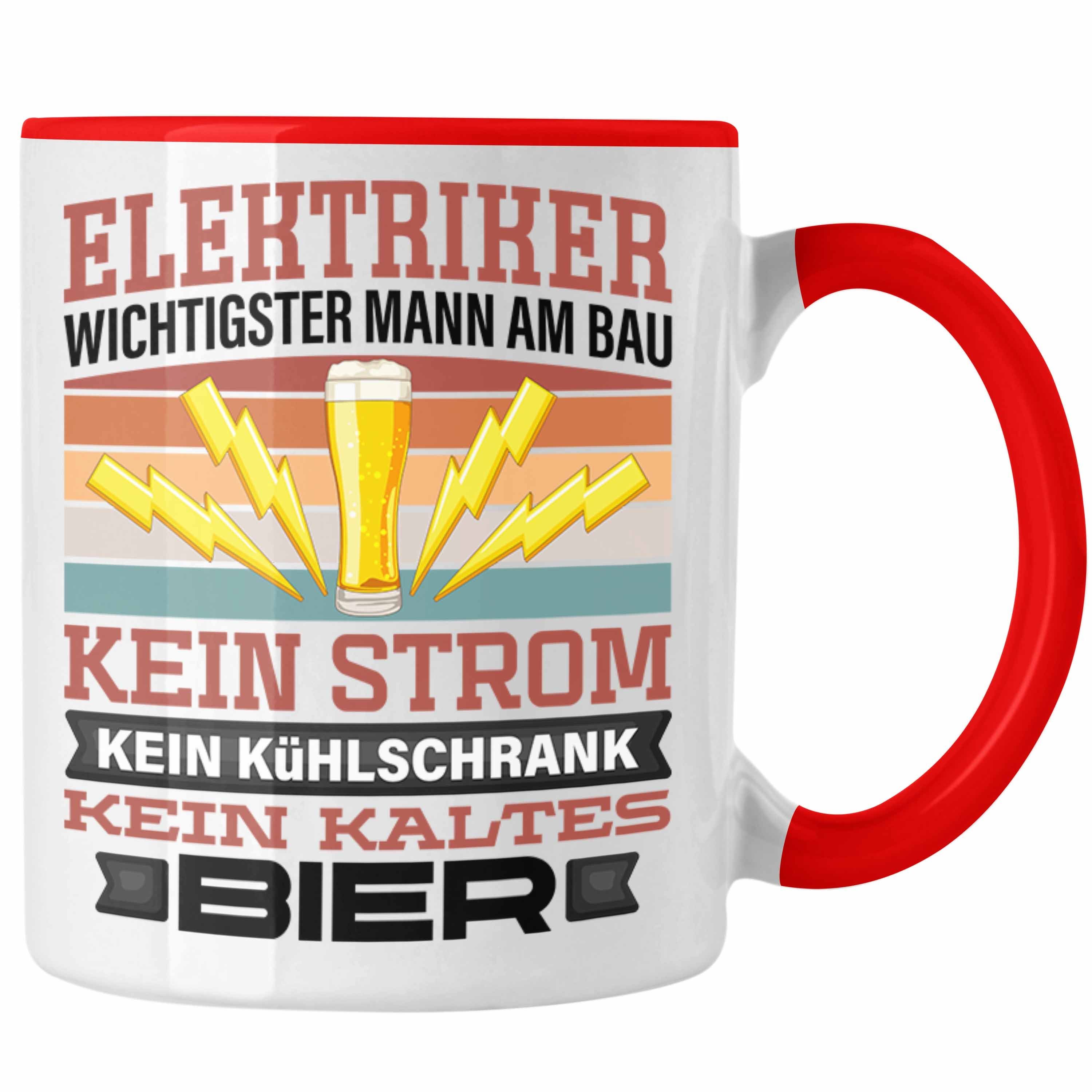 Trendation Tasse Elektriker Tasse Spruch Wichtigster Mann Am Bau