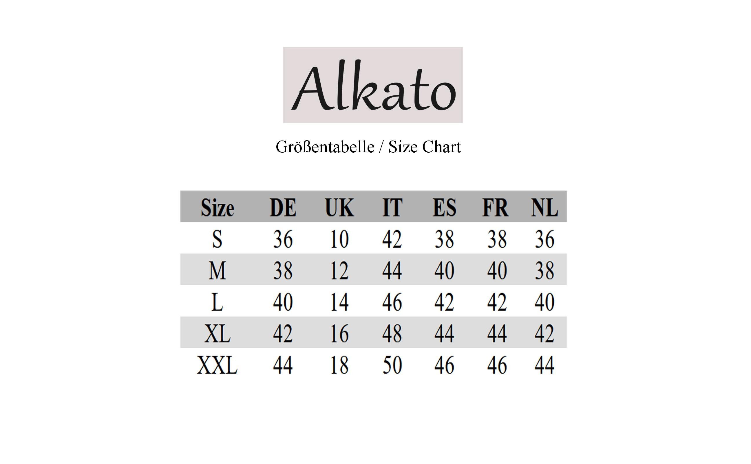 Alkato Longshirt Alkato Damen Langarm Shirt günstig online kaufen