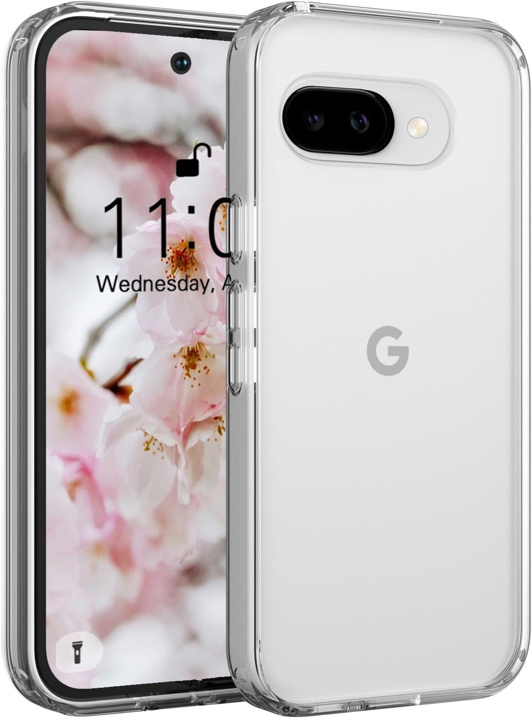 Baker Handyhülle Google Pixel 6 6a 6 Pro 7 7a 7 Pro 8 8a 8 Pro 9 9a 9 Pro 10 10 Pro, Transparent Schutzhülle Silikon mit Stoßfest Schutzecken