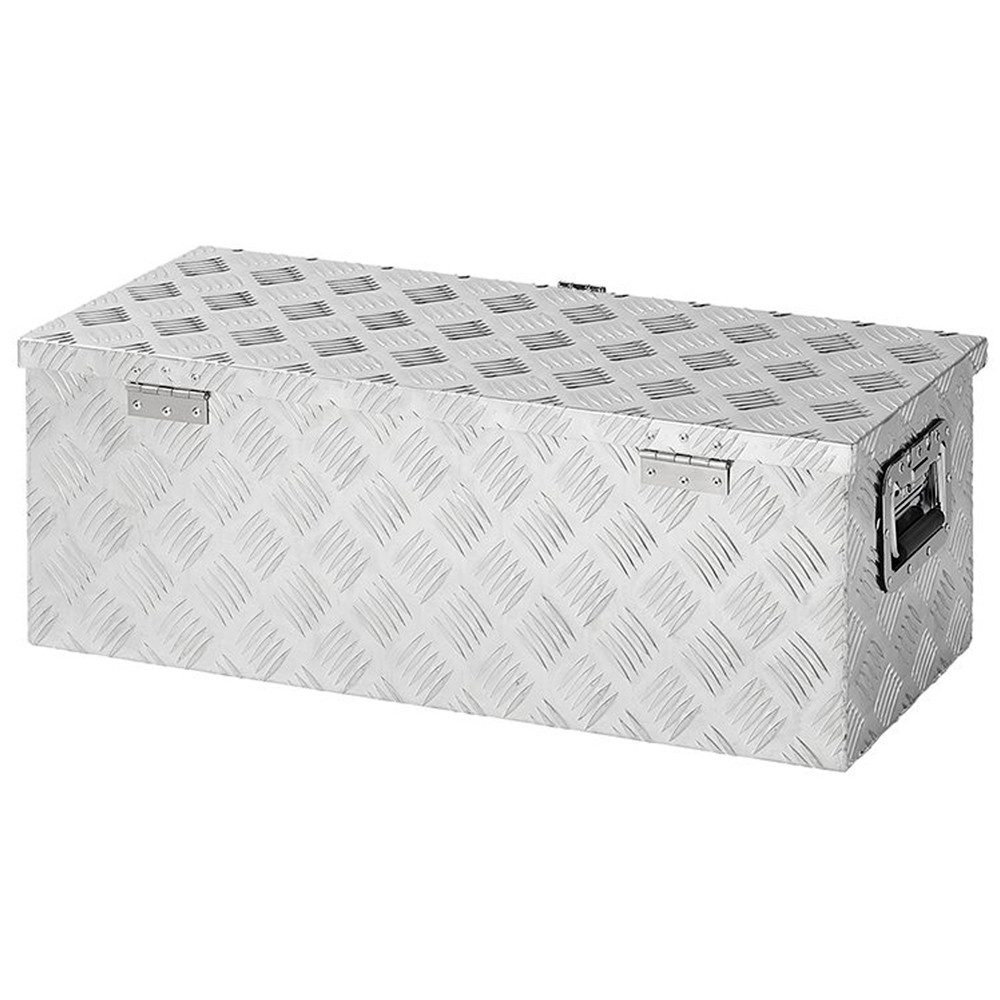 PAT Europe Anhänger-Deichselbox Deichselbox Staukiste Deichsel Box Riffelblech PKW Anhänger Wohnwagen