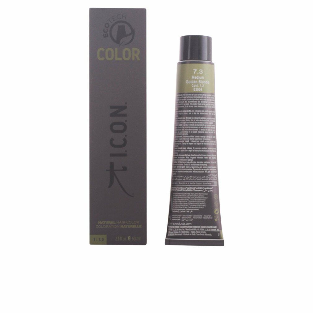 I.c.o.n Mascara ECOTECH COLOR natural color #7.3 medium golden blonde 60ml