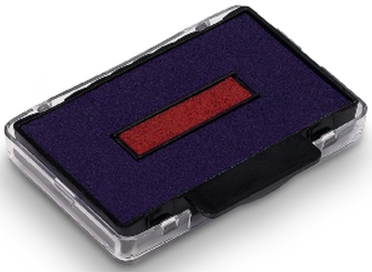 TRODAT Stempel Stempel-Ersatzkissen 6/53/2 VE=2 Stück blau/rot