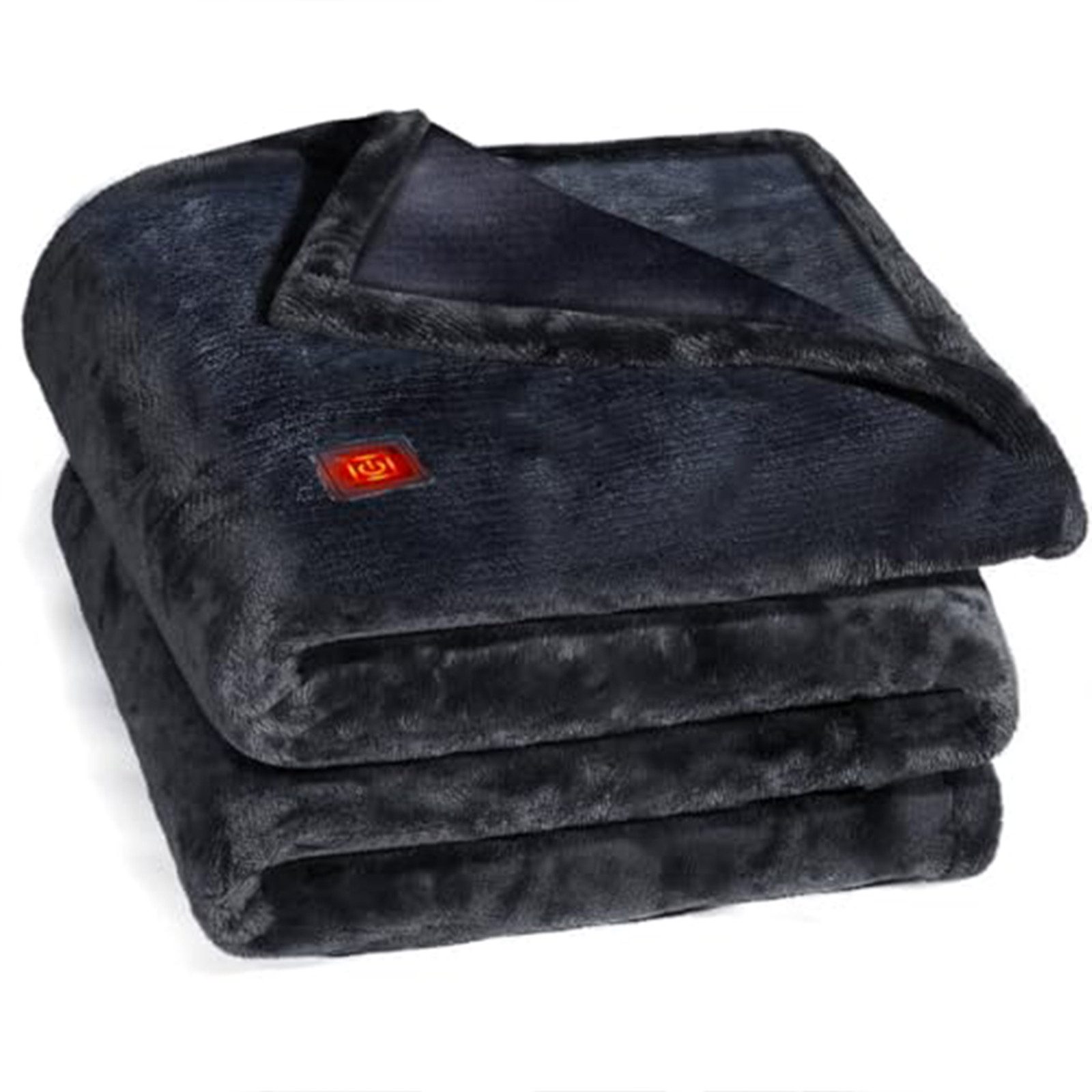 OKWISH Heizdecke Elektrische Wärmedecke tragbare Campingdecke Burodecke, 150×80 cm Kuscheldecke Heizschal mit USB-Anschluss, 1-tlg., 3 Heizstufen (45–60 °C) 8 Heiz-Zonen maschinenwaschbar, ideal für Bauch Schultern Rücken und Knie