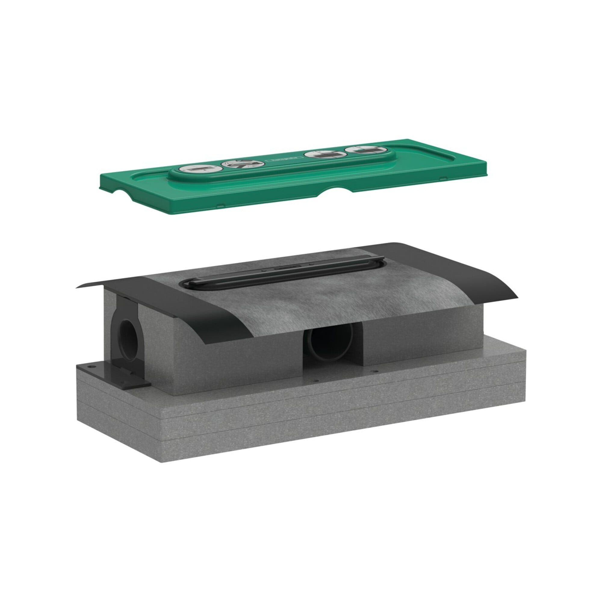 hansgrohe Duschrinne hansgrohe uBox universal Ablaufgehäuse DN 50, für Standardinstallation