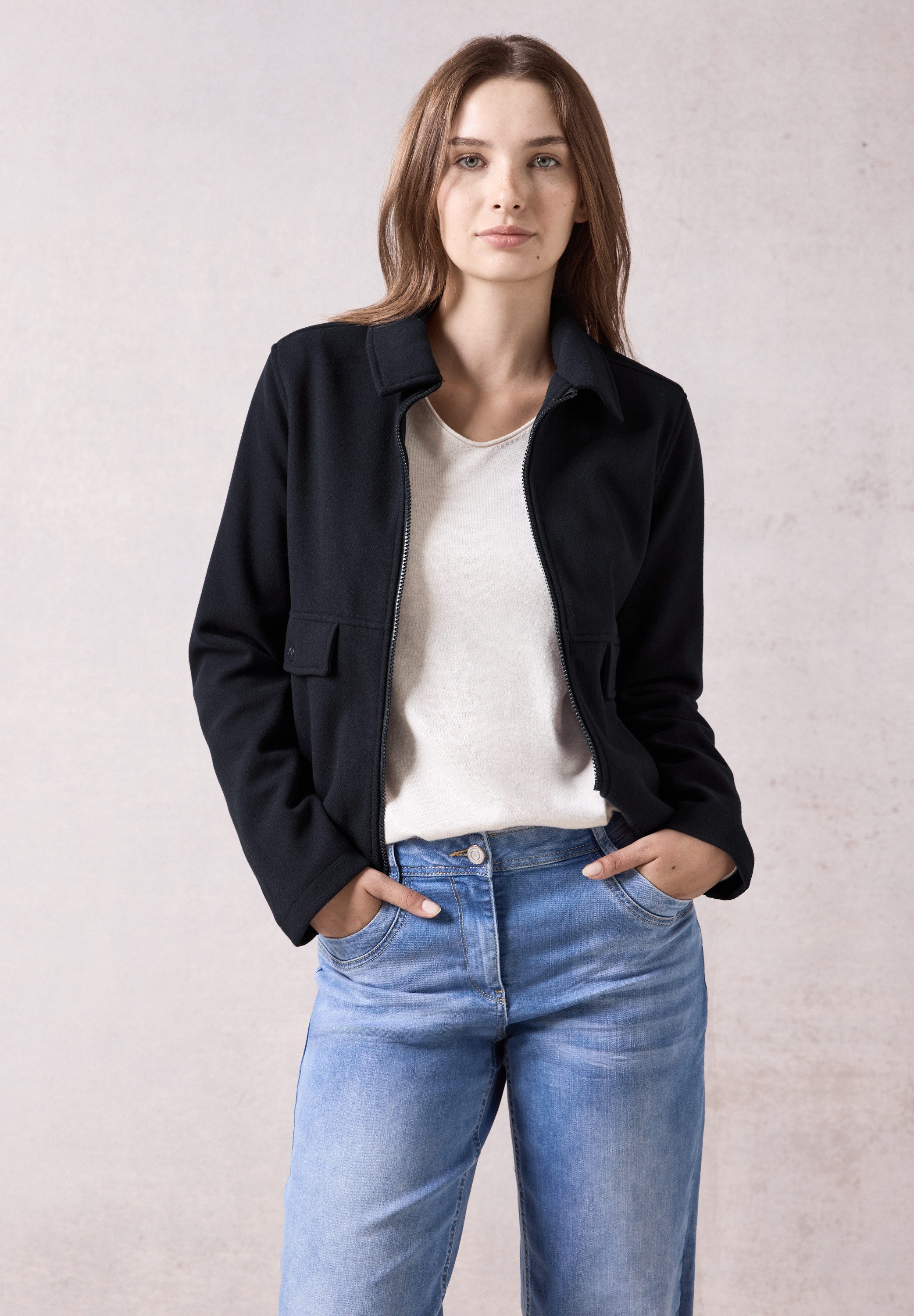 CECIL Kurzjacke mit Kragen