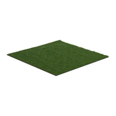 Kunstrasen »Artificial grass - 100 x 100 cm - Height: 20 mm - Stitch rate: 13/10 cm - UV-resistant«, Hillvert, Höhe 2 mm