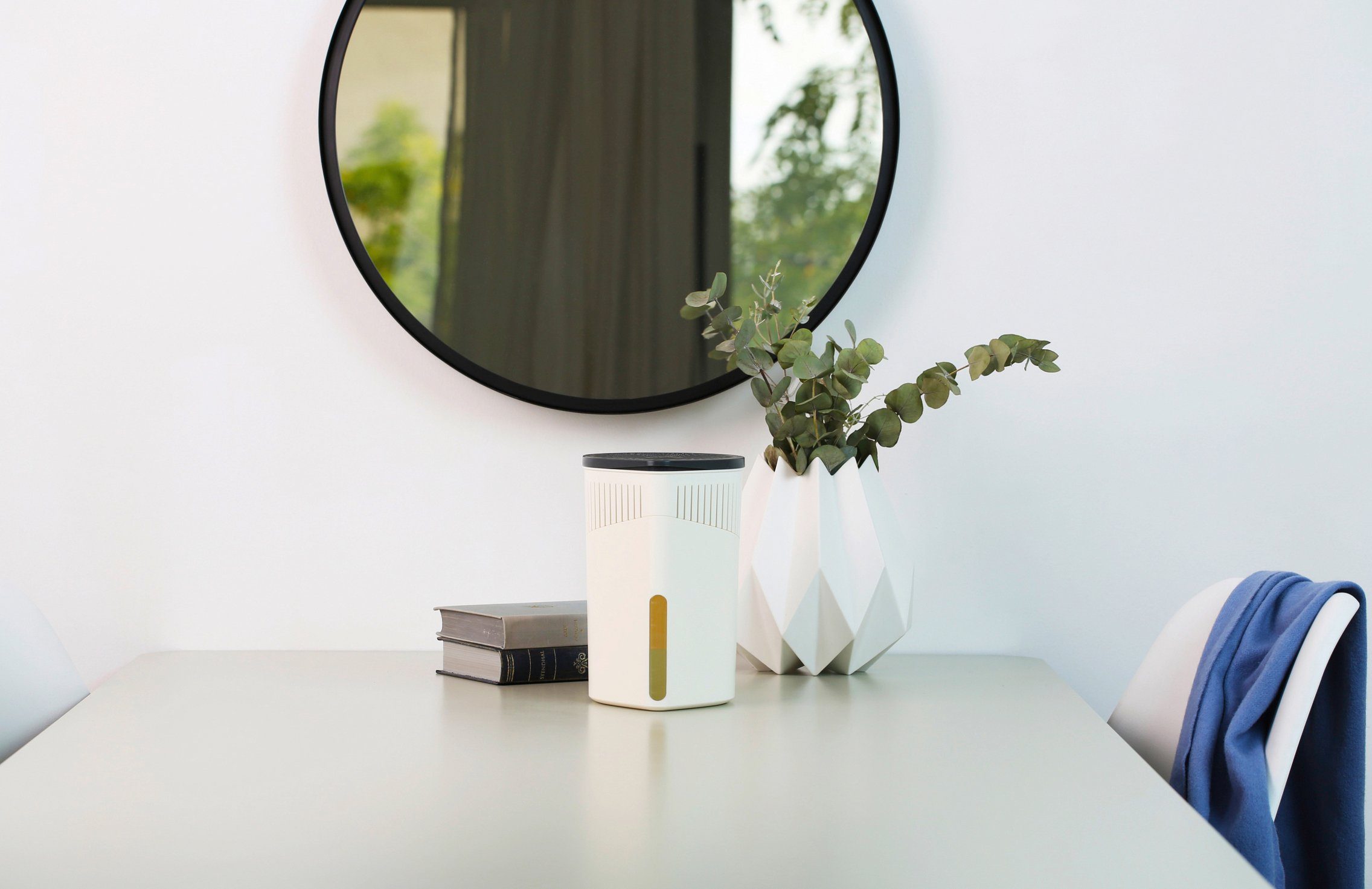 WENKO Luftentfeuchter Drop, für 80 m³ Räume, 2 Entfeuchter mit je 1 x 1000 g Entfeuchter Block