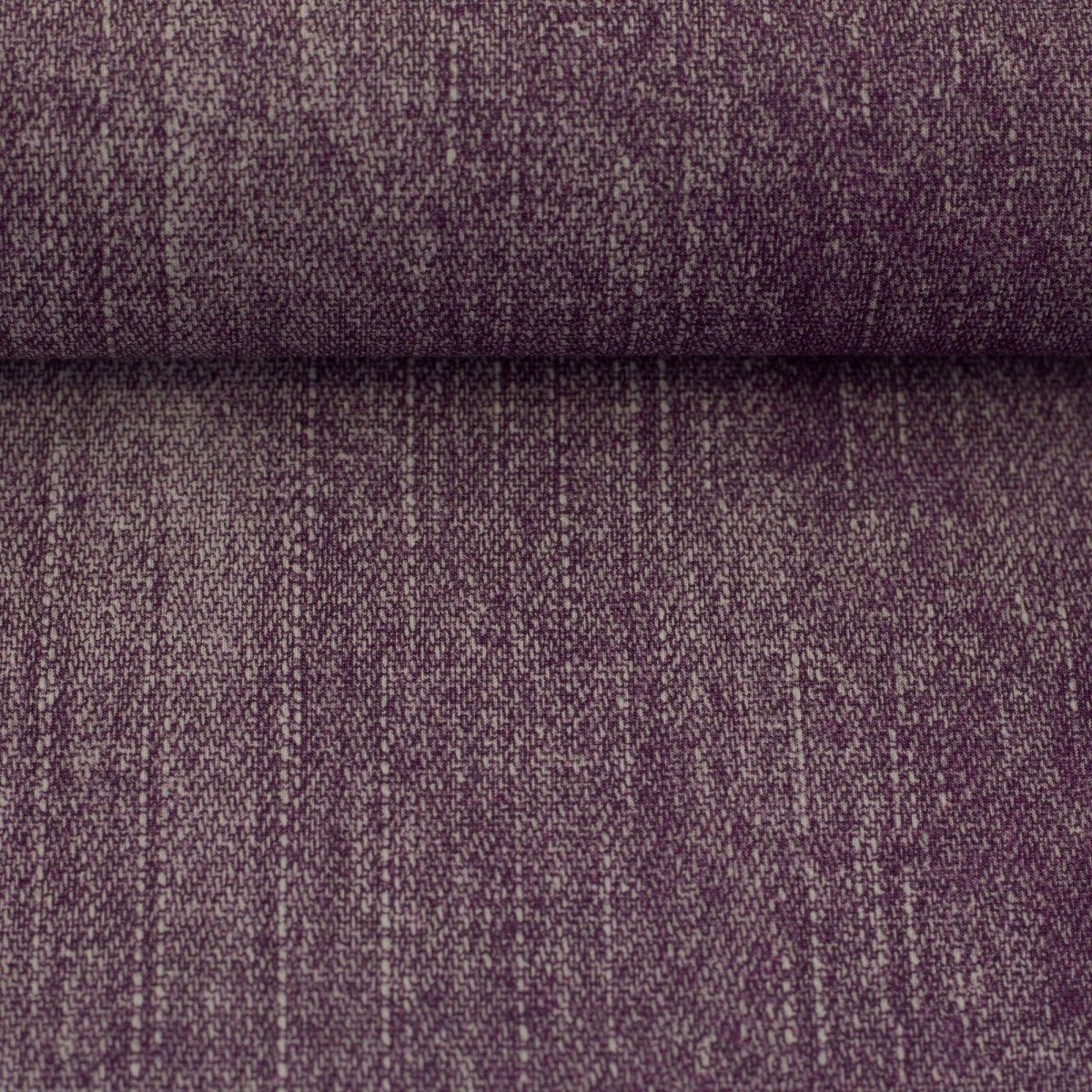Swafing Stoff Sweatstoff French Terry Swafing Denim Jeans aubergine, Meterware, 50 cm x 150 cm