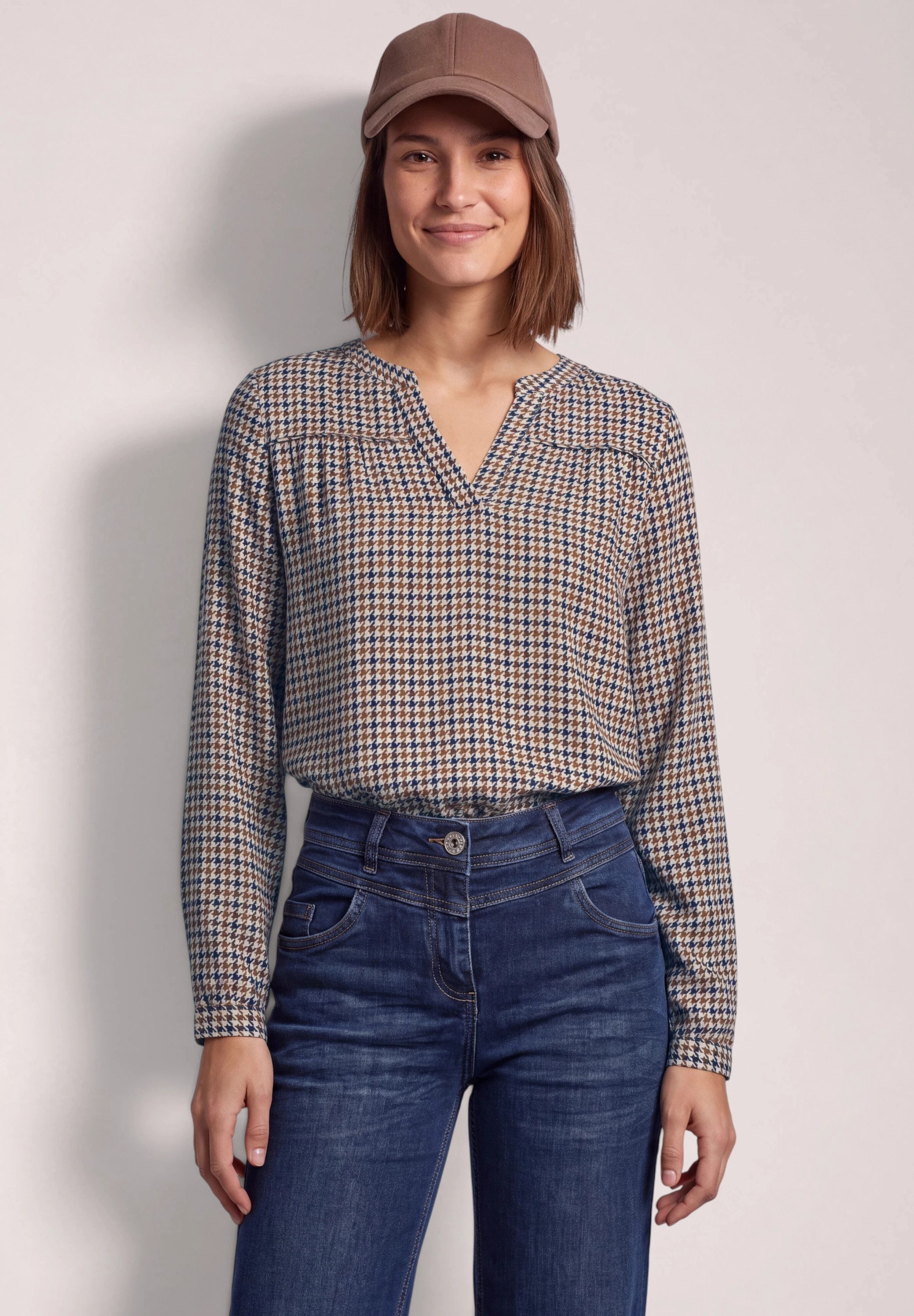 CECIL Shirtbluse mit Karomuster