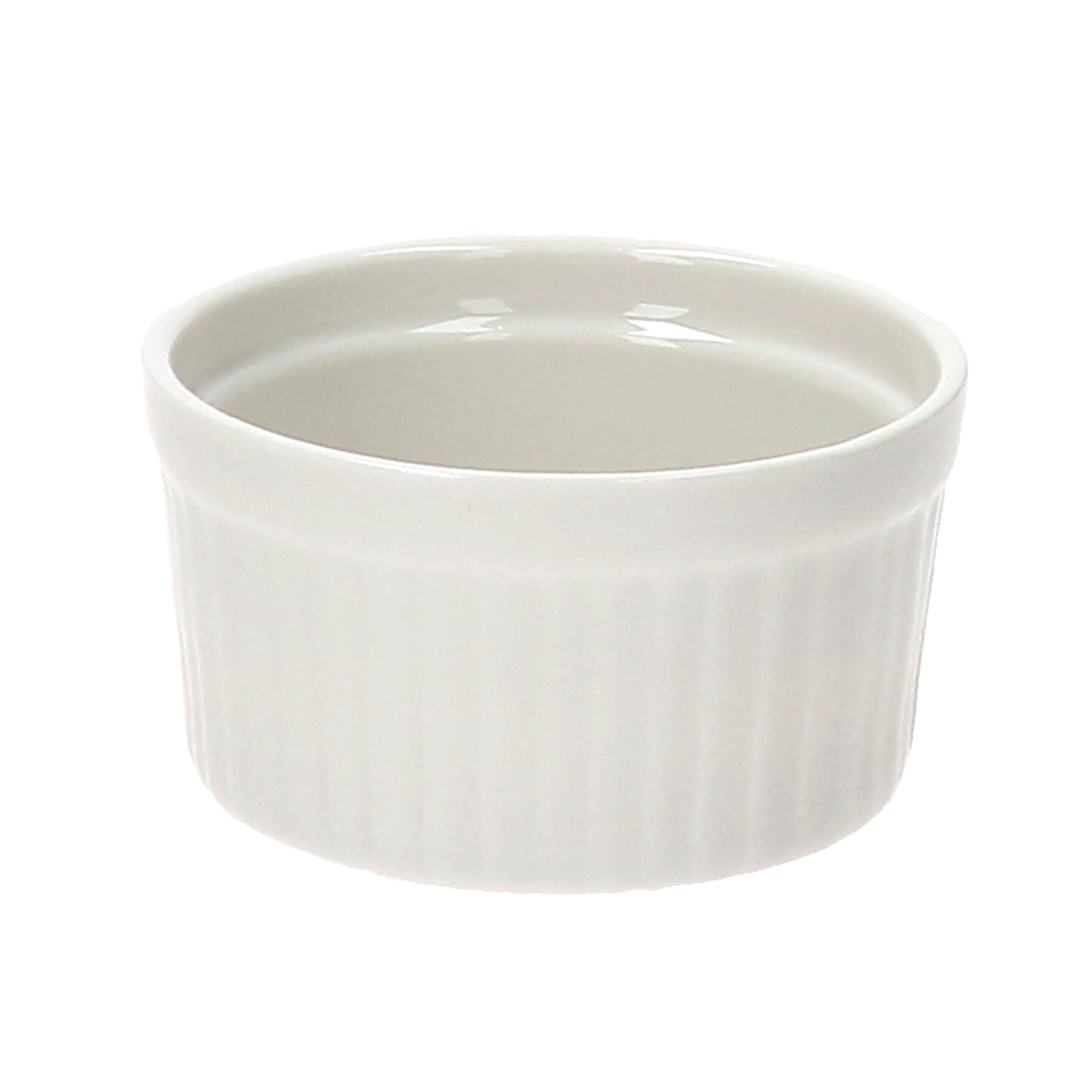 MamboCat Rührschüssel 12x Muffin Schälchen Bianca Weiß 120ml Mini-Backform Crème Brûlée, Porzellan – Bild 3 von 4