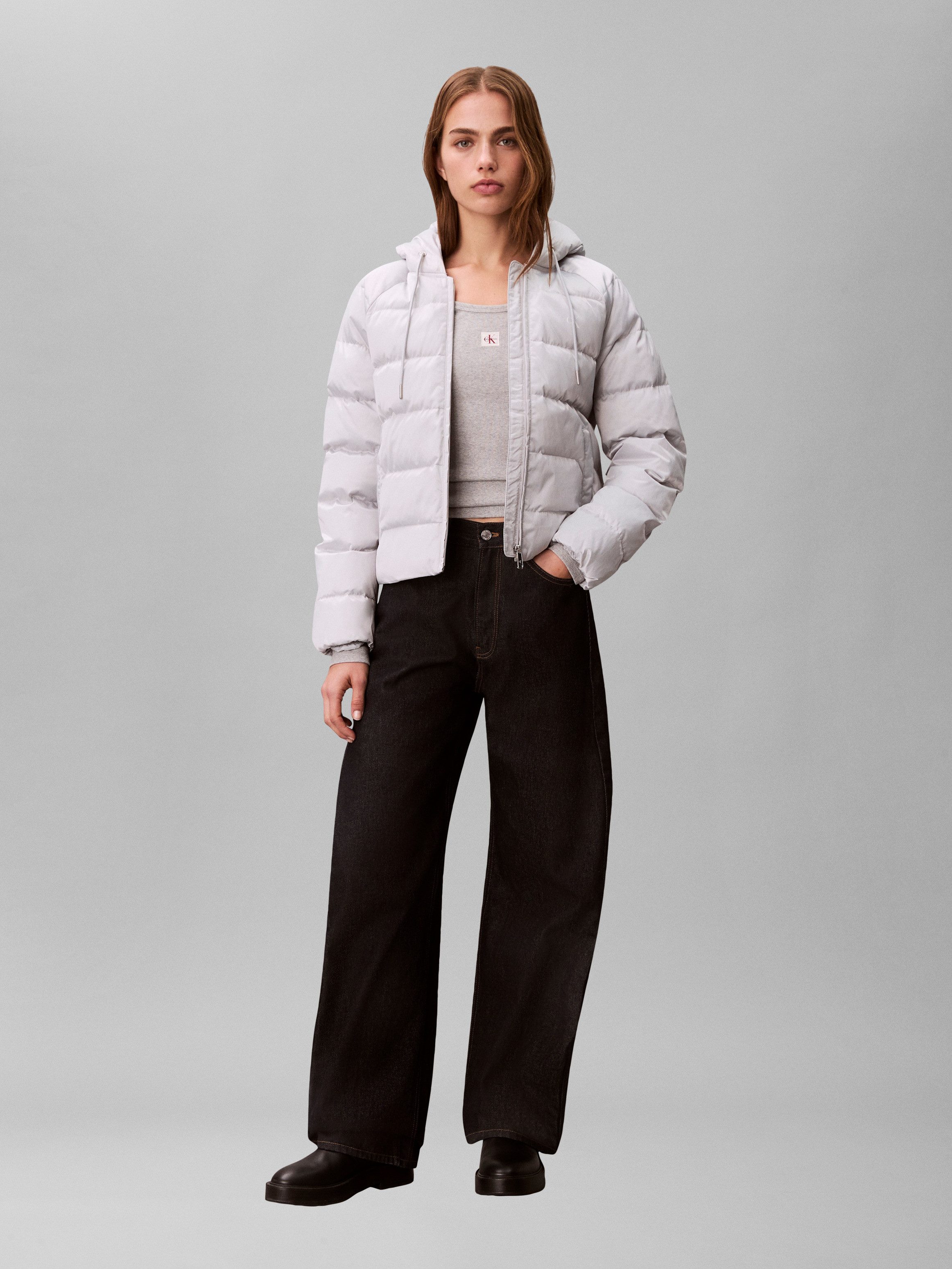 Calvin Klein Jeans Steppjacke Regular fit mit Rundhalsausschnitt