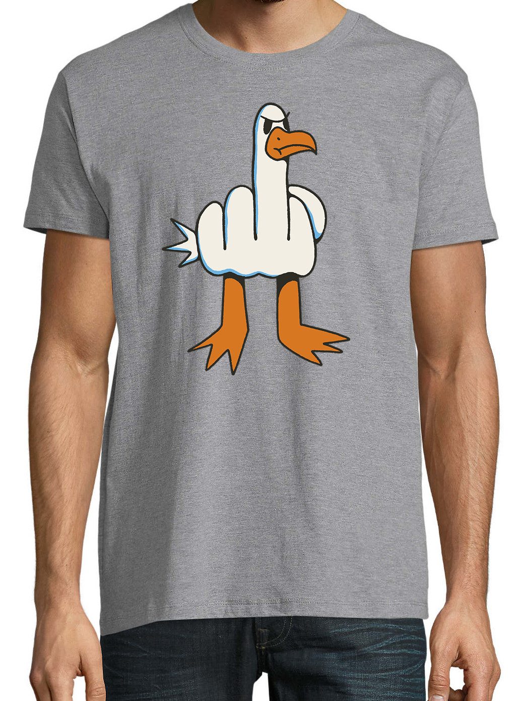 Youth Designz Print-Shirt Möwe Finger Herren günstig online kaufen