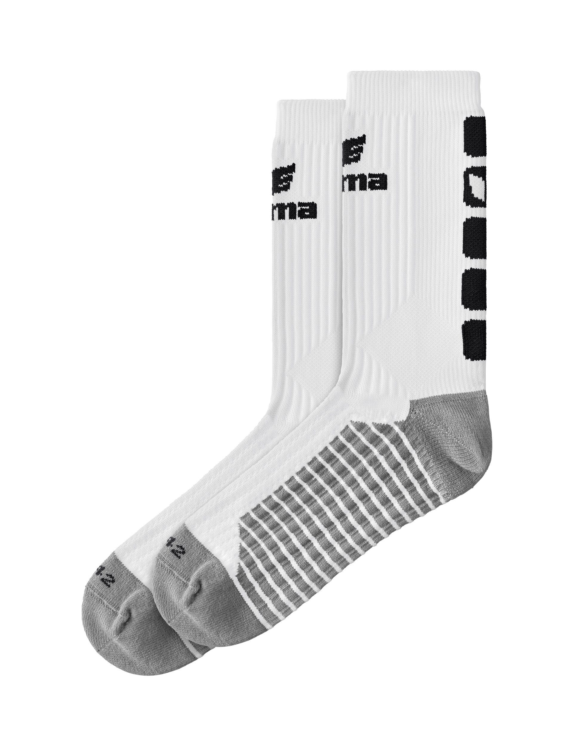 Sportsocken white/black Erima 5-C socks
