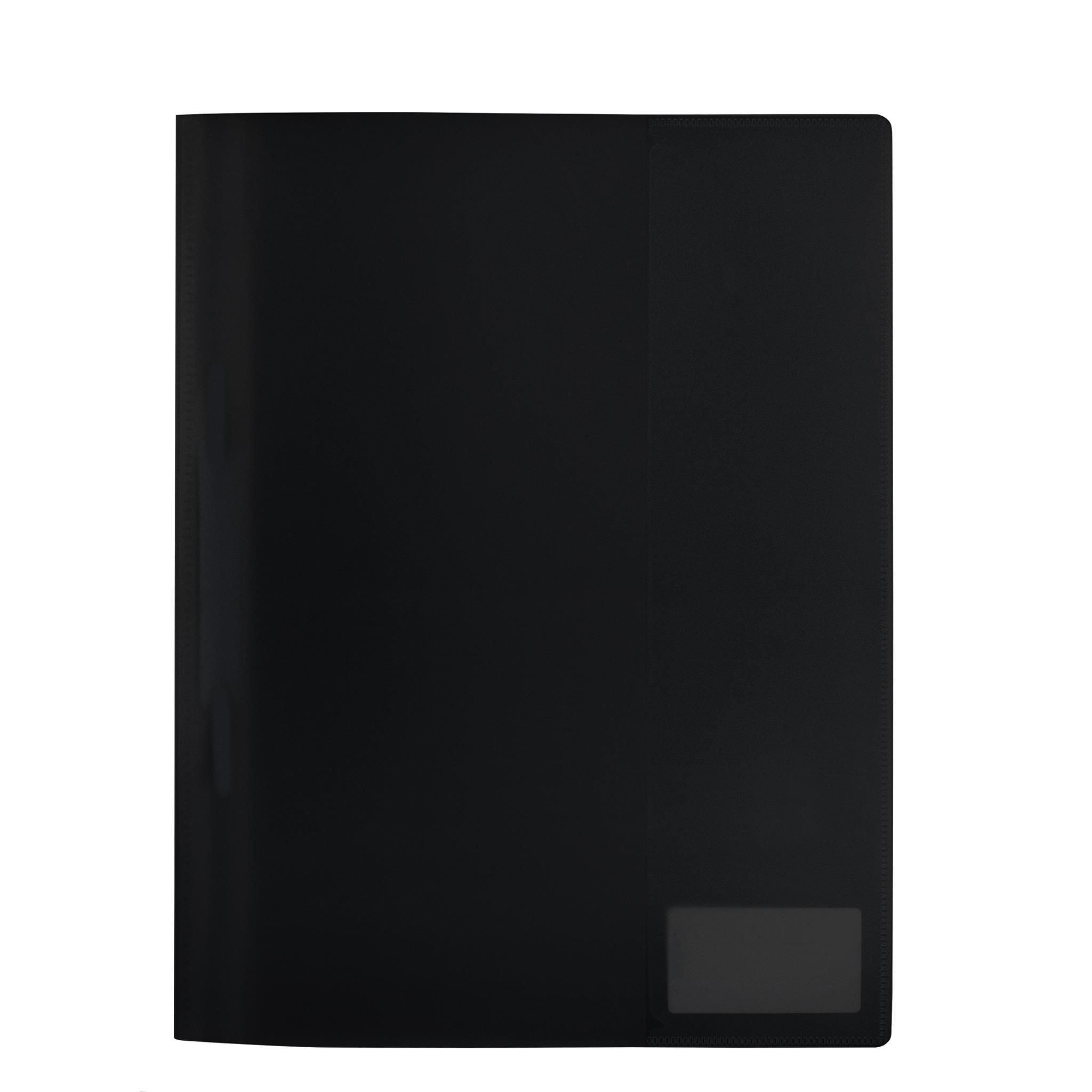 HERMA Hefter Herma Schnellhefter PP A4 transluzent schwarz