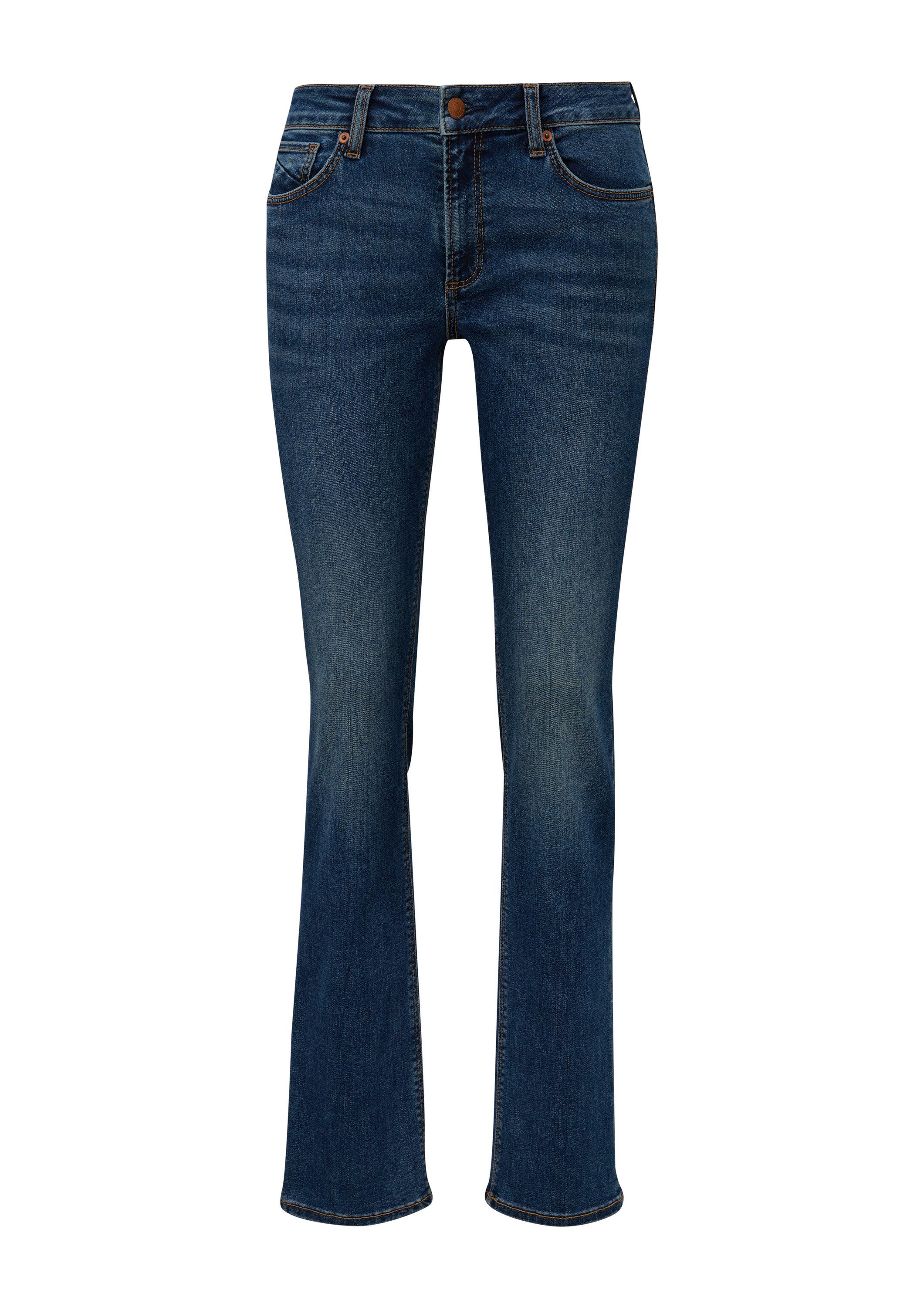QS Regular-fit-Jeans Jeans-Hose CATIE Jeans Catie / Slim Fit / Mid Rise / Straight Leg