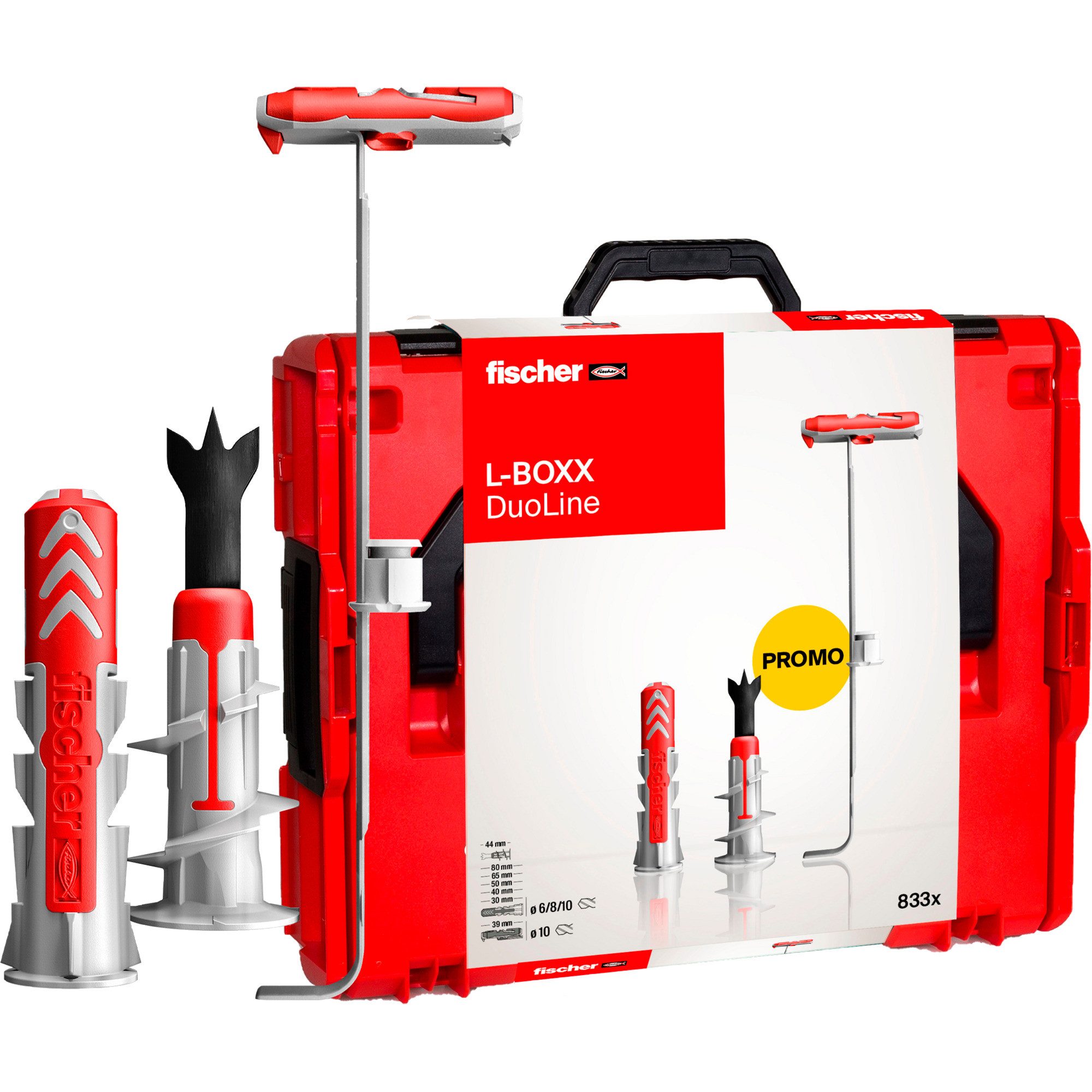 Fischer Universaldübel fischer Aktion L-BOXX 102 DuoLine, Dübel