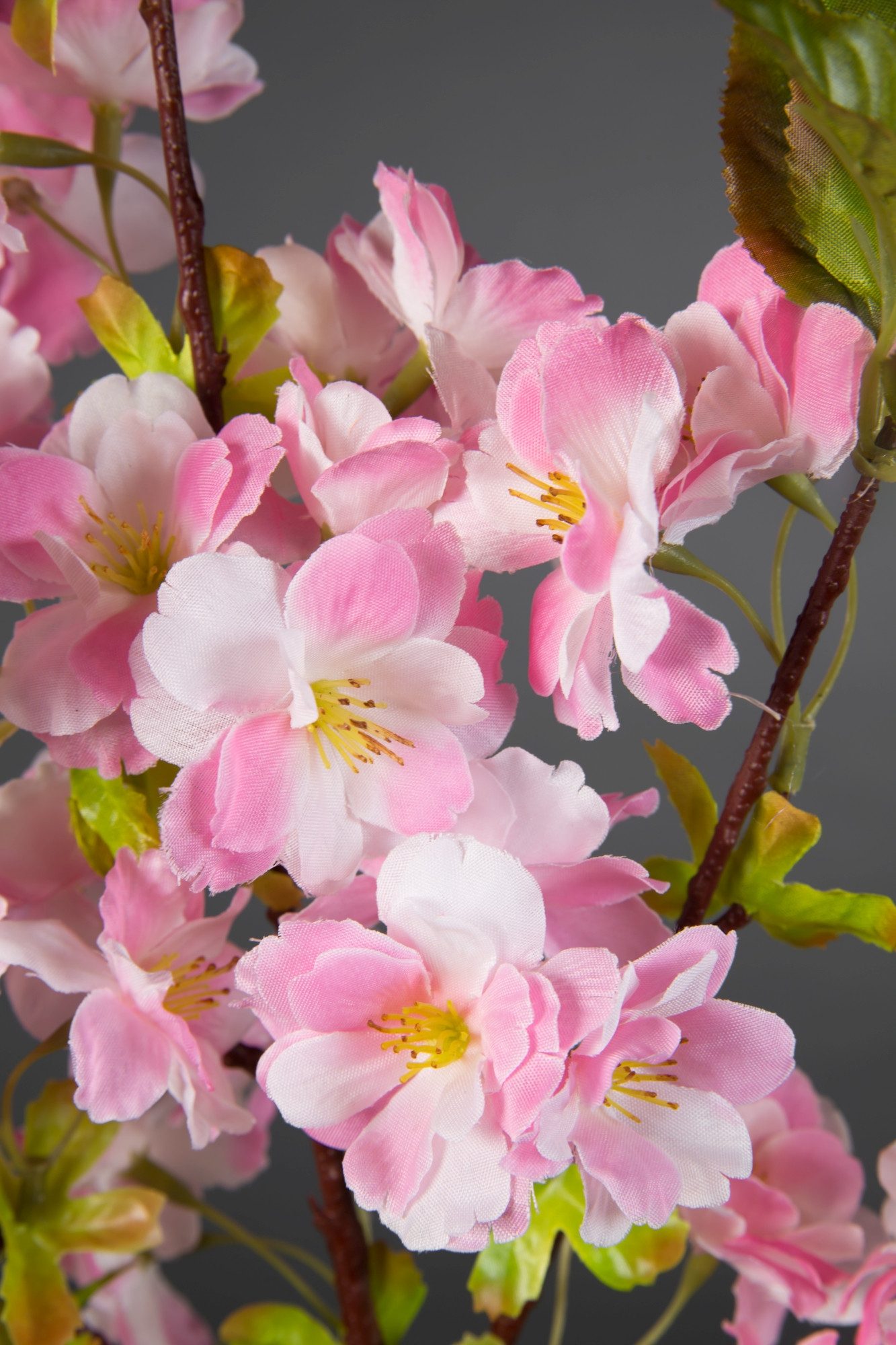 Kunstblume Kirschblütenzweig 105cm ZF künstliche Kirschblüte, Seidenblumen Roß, Höhe 105 cm, Rosa – Bild 4 von 4