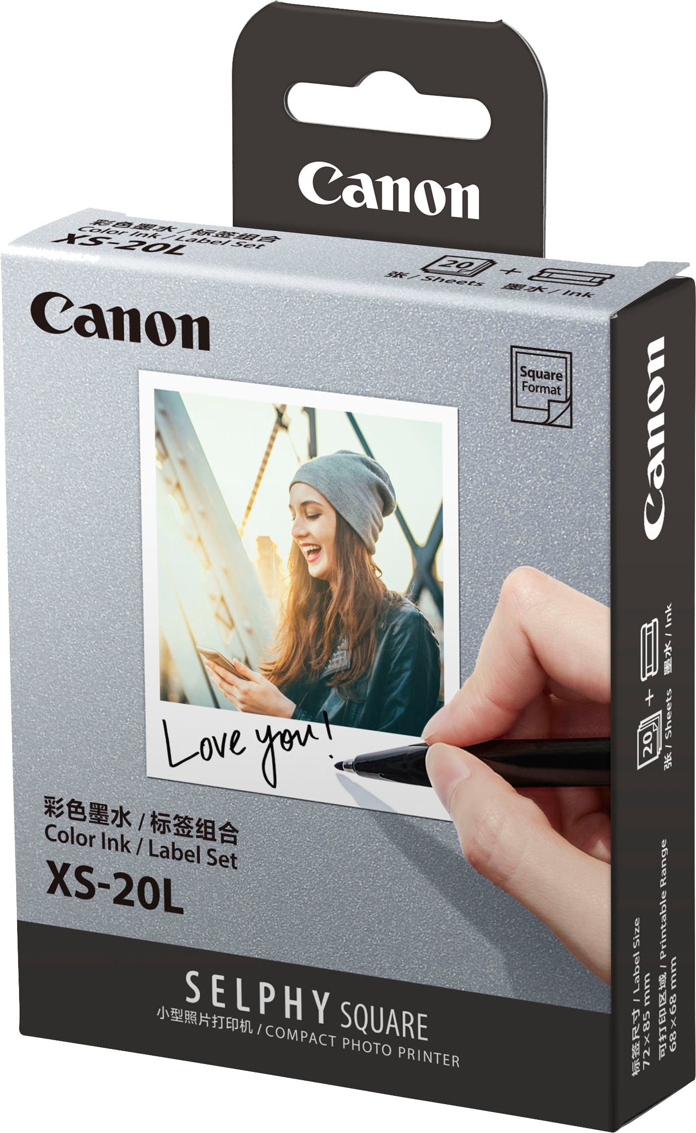 Canon XS-20L Tinte/Papier Set – 20 Drucke
