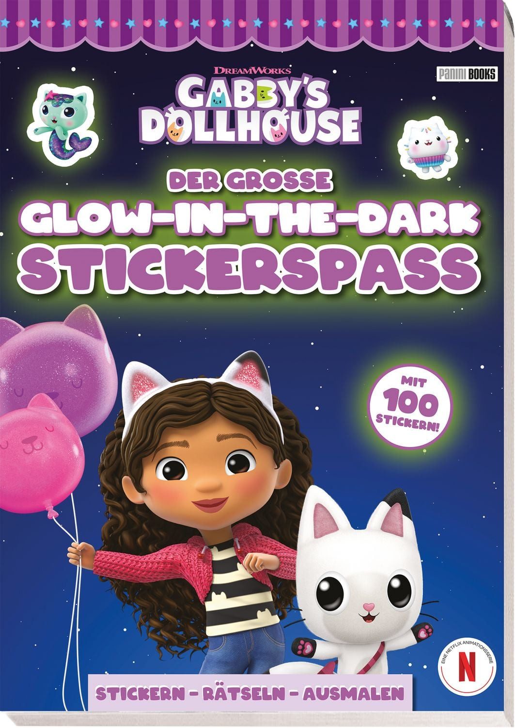 Gabby's Dollhouse: Der große Glow-in-the-Dark-Stickerspaß: Stickern - / Panini