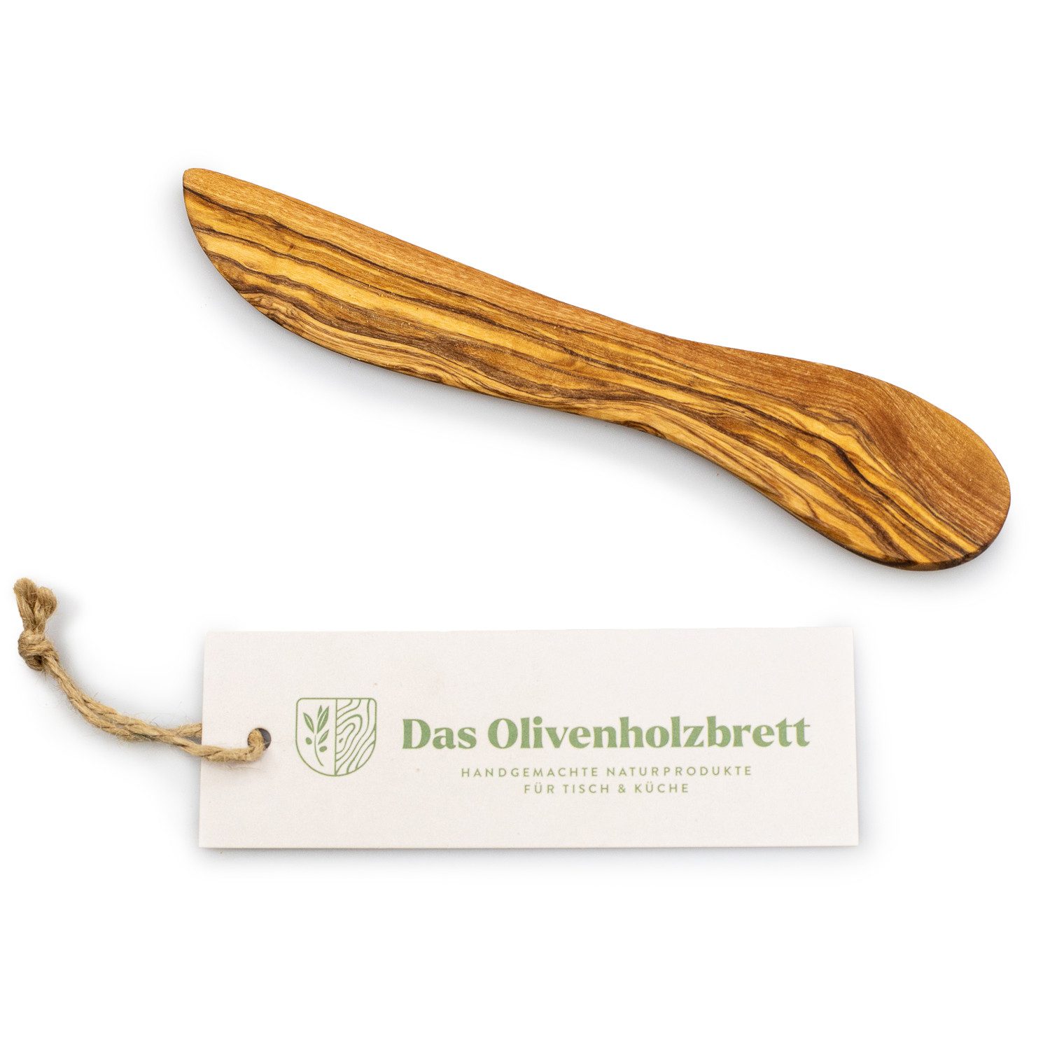 dasOlivenholzbrett Buttermesser Buttermesser aus Olivenholz