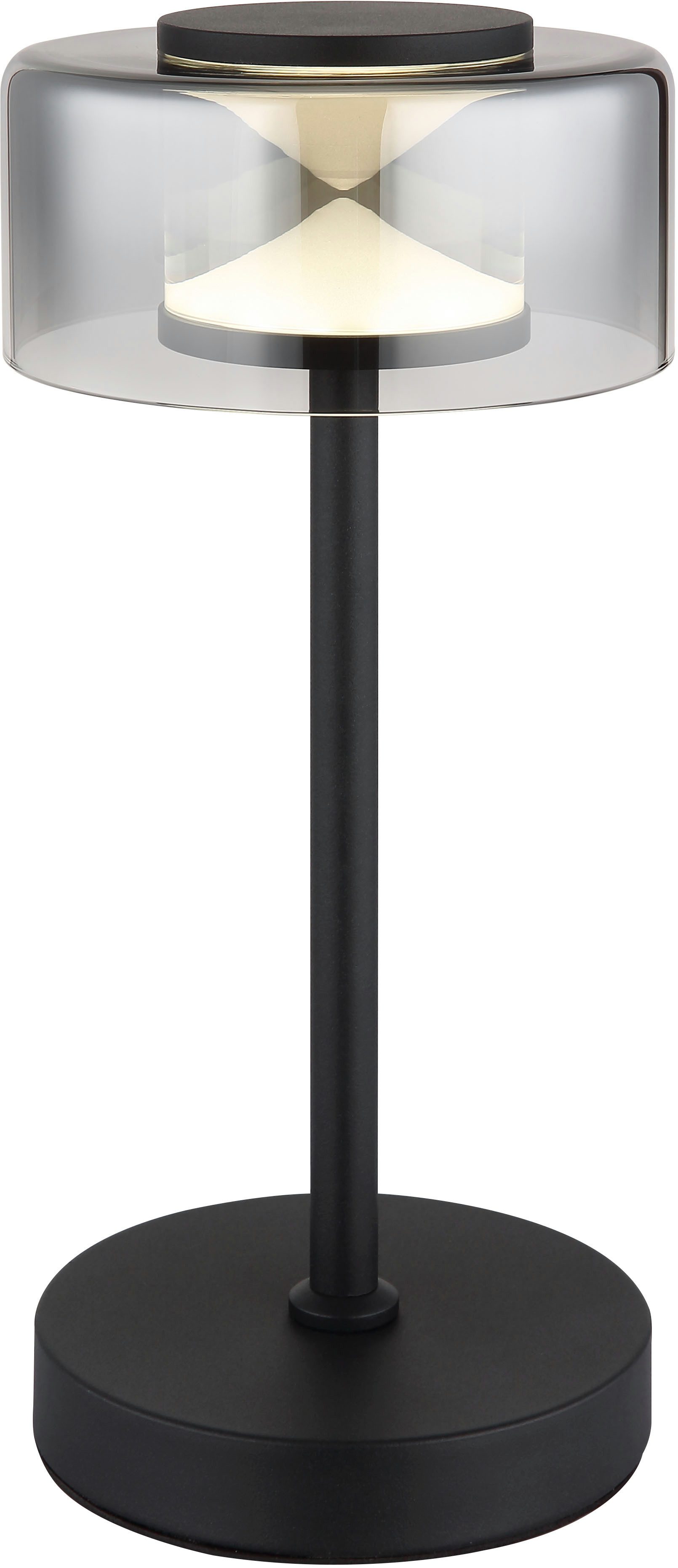 GLOBO LIGHTING LED Tischleuchte BELINDA, LED fest integriert, Tageslichtweiß, Tischlampe/4000K/H: 325mm