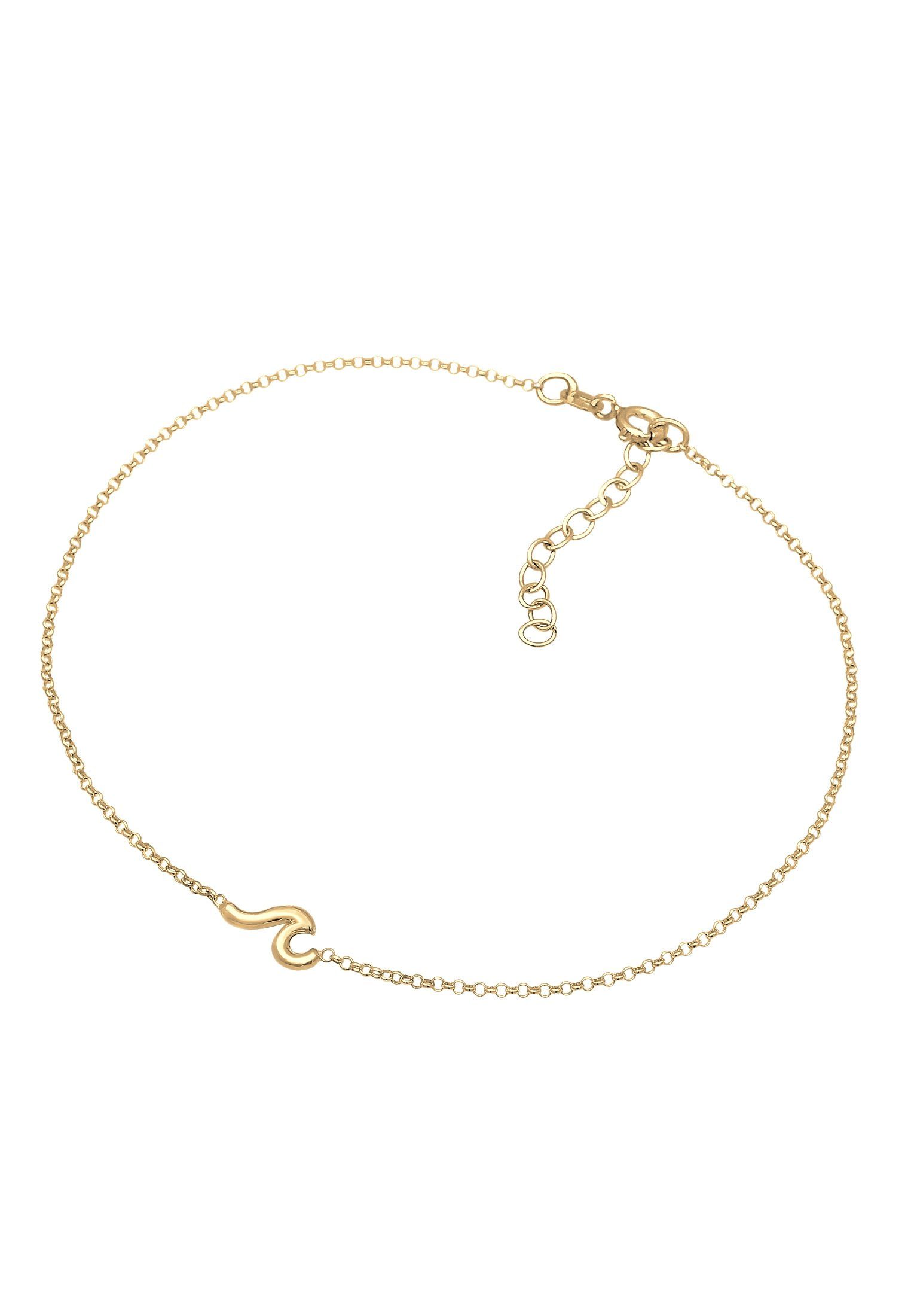 Elli Fußkette Wellen Wave Strand Maritim 925 Silber, Wellen günstig online kaufen