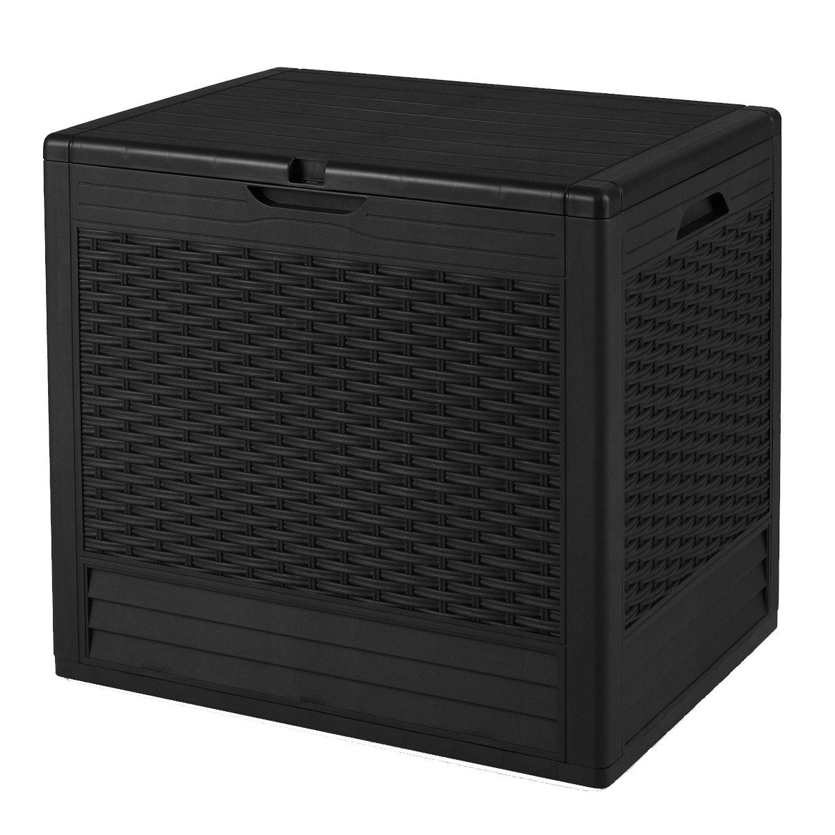 COSTWAY Auflagenbox, 96L Gartenbox Kissenbox wetterfest, bis 80kg belastbar