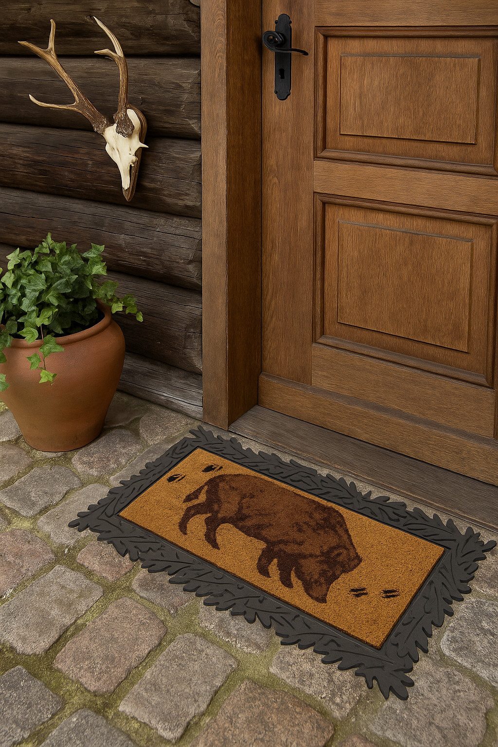 La Chasse® Geldbörse Fußmatte "Keiler" Wildschwein Fußabstreifer Geschenk v günstig online kaufen